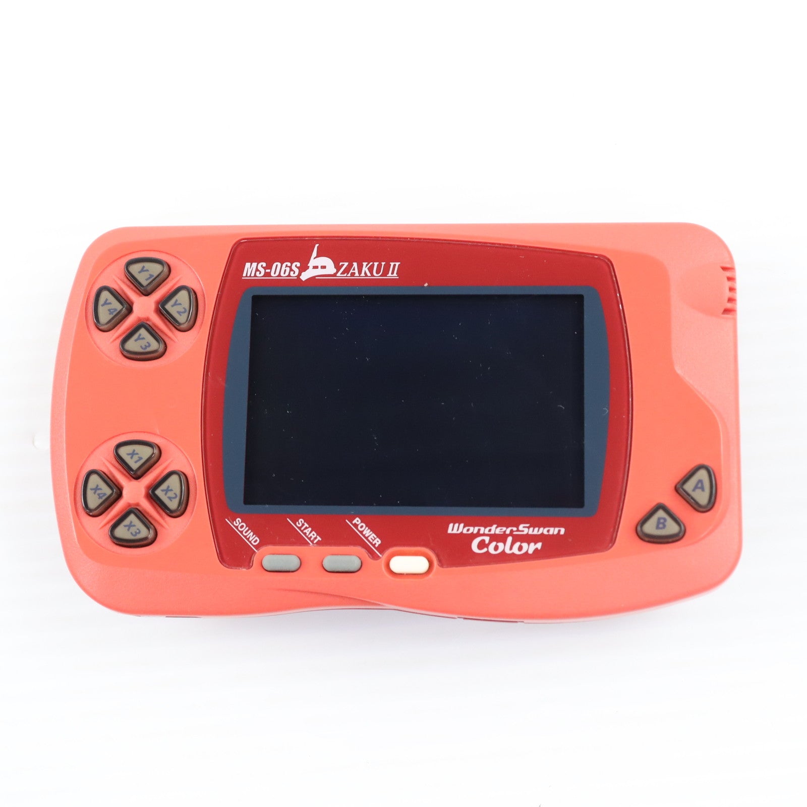 【中古即納】[WS] (本体) 限定品 WonderSwan Color(ワンダースワンカラー) シャアザクバージョン バンダイ(SWJ-MS06S2)(20011231)