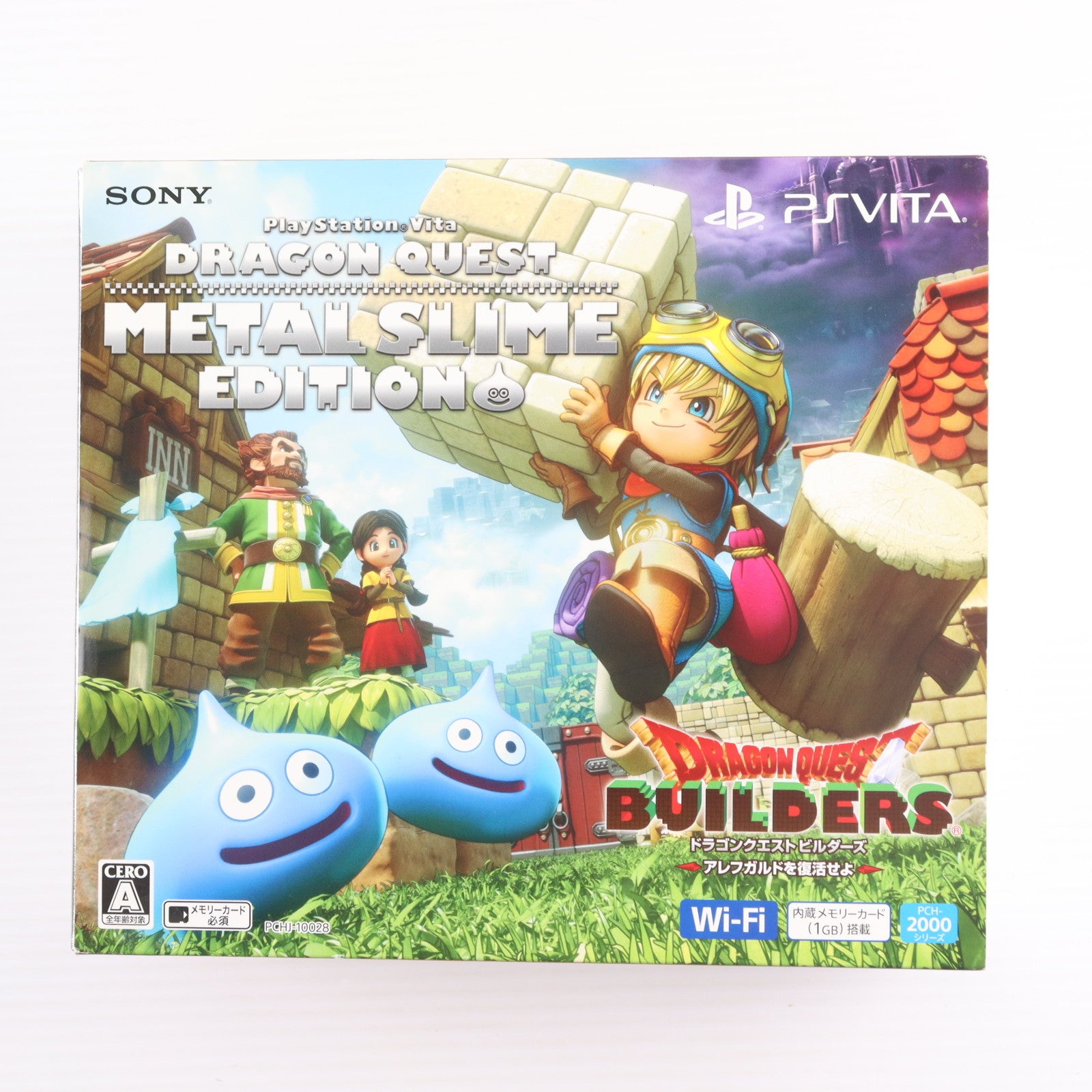 【中古即納】[PSVita] (本体)PlayStation Vita(プレイステーションVita) ドラゴンクエスト メタルスライムエディション SCE(PCHJ-10028)(20160128)