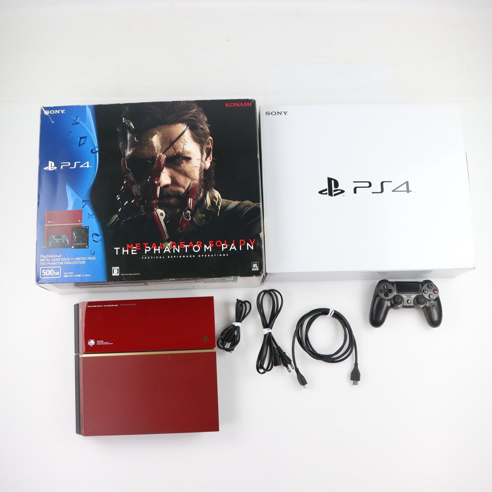 【中古即納】[PS4] (本体) PlayStation 4 METAL GEAR SOLID V LIMITED PACK THE PHANTOM PAIN EDITION(プレイステーション4 メタルギア ソリッド 5 リミテッドパック ファントムペインエディション) SCE(CUHJ-10009)(20150902)