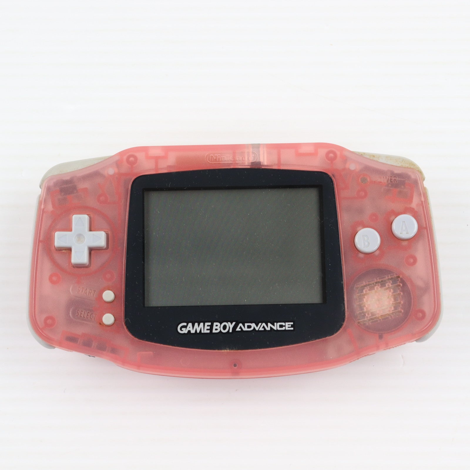 【中古即納】[GBA] (本体) GAMEBOY ADVANCE(ゲームボーイアドバンス) ミルキーピンク 任天堂(AGB-S-MPA)(20010427)