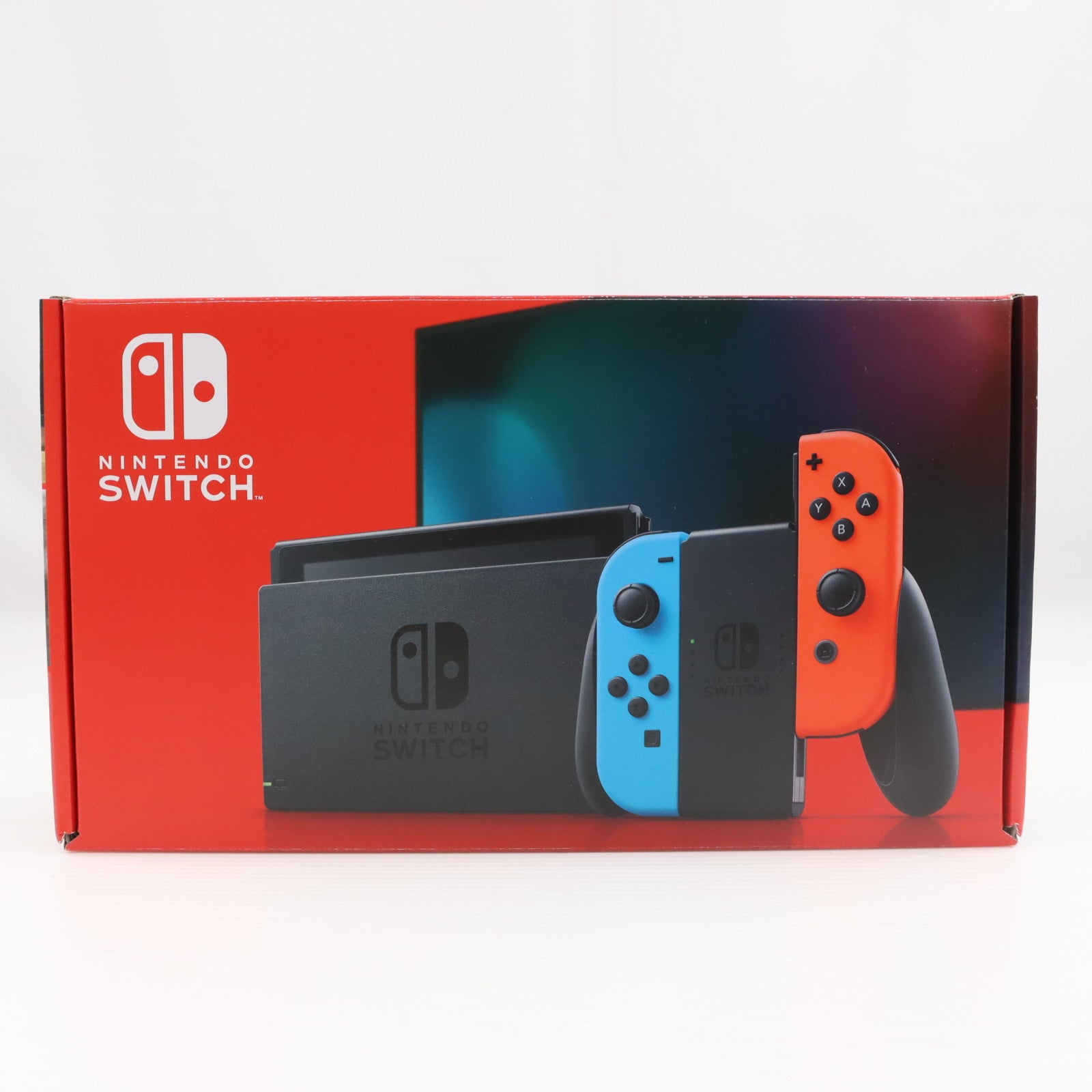 【中古即納】[Switch] (本体) Nintendo Switch(ニンテンドースイッチ) Joy-Con(L) ネオンブルー/(R) ネオンレッド 任天堂(HAD-S-KABAA)(20190830)