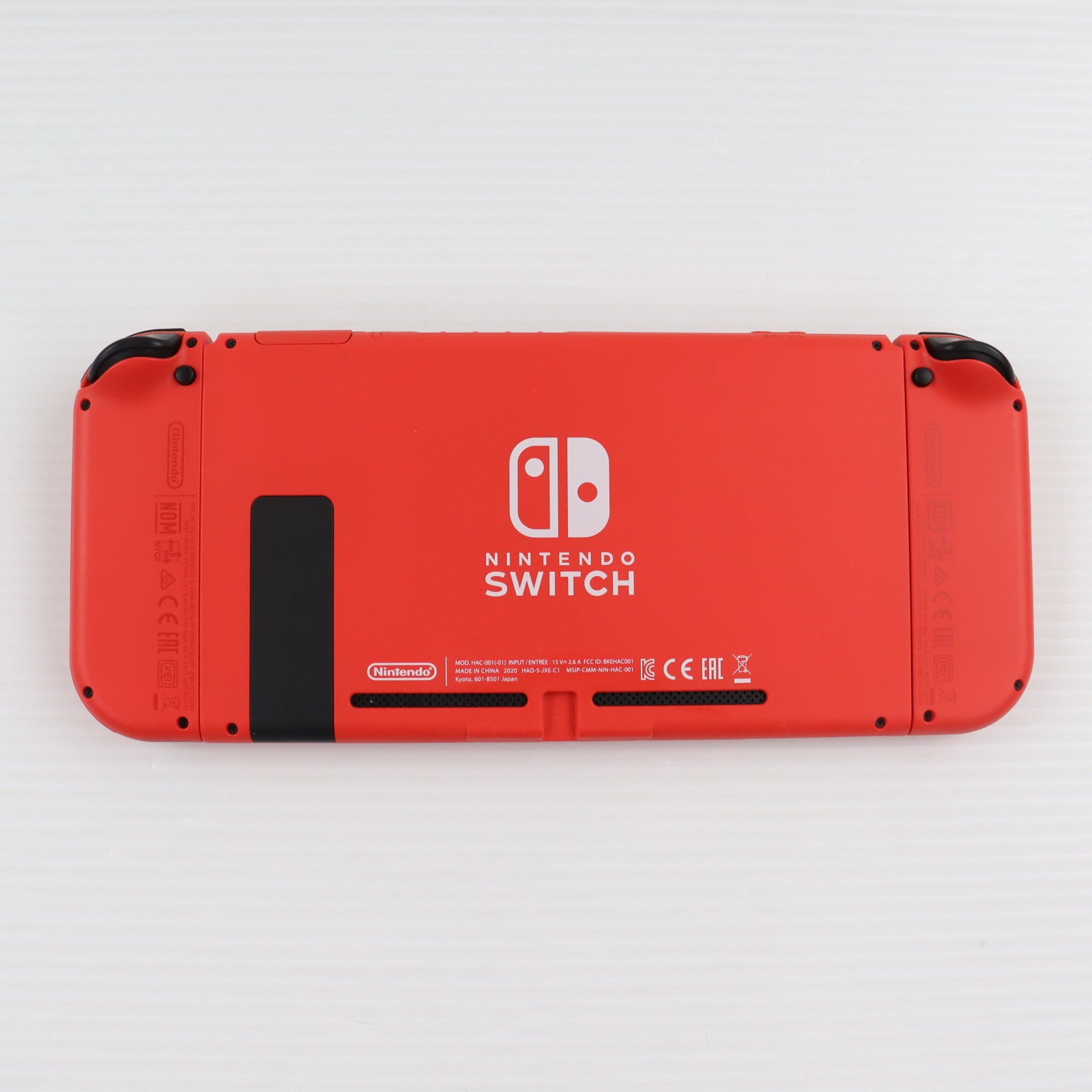 【中古即納】[Switch] (本体)(保護フィルム無し) Nintendo Switch(ニンテンドースイッチ) マリオレッド×ブルー セット 任天堂(HAD-S-RAAAF)(20210212)