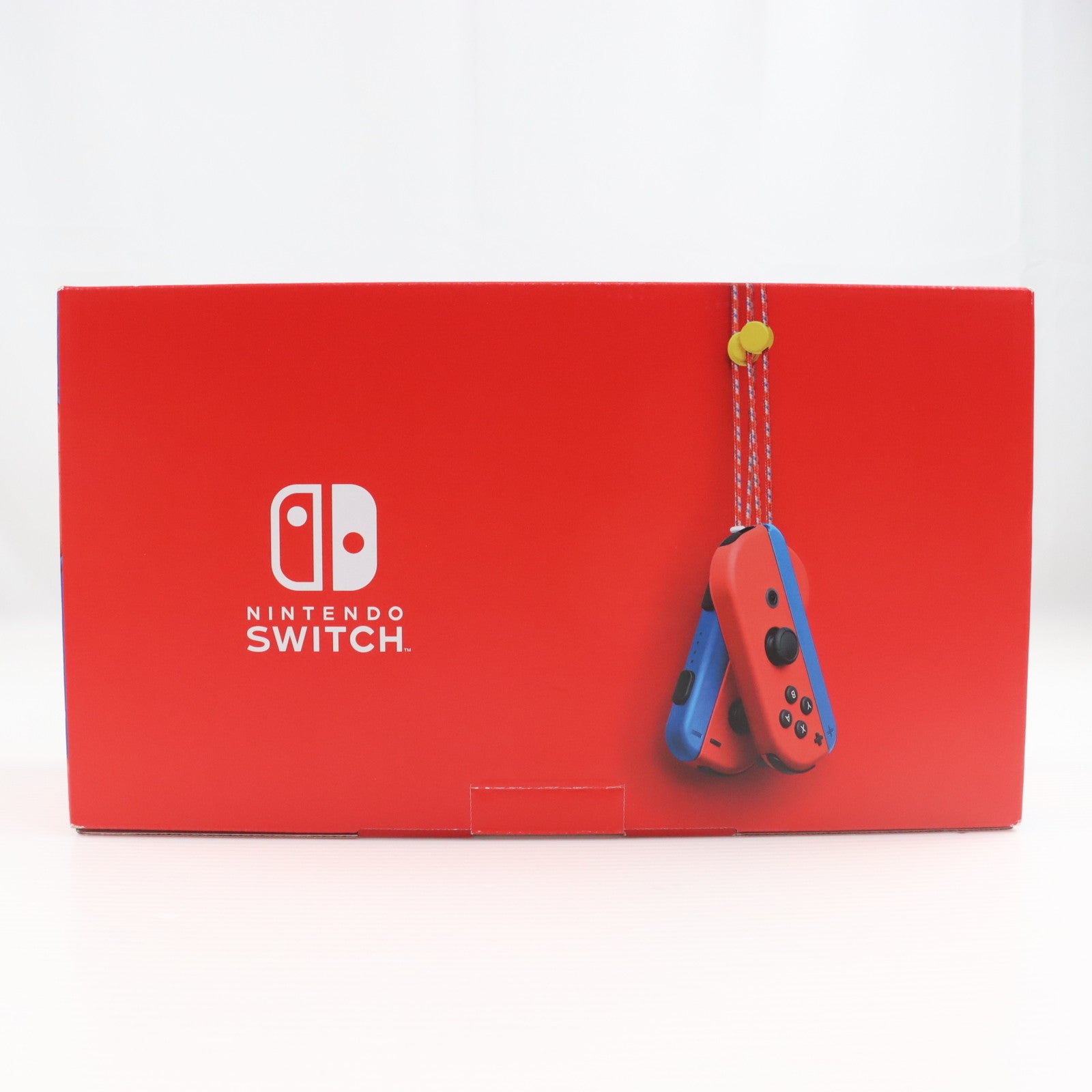 【中古即納】[Switch] (本体)(保護フィルム無し) Nintendo Switch(ニンテンドースイッチ) マリオレッド×ブルー セット 任天堂(HAD-S-RAAAF)(20210212)