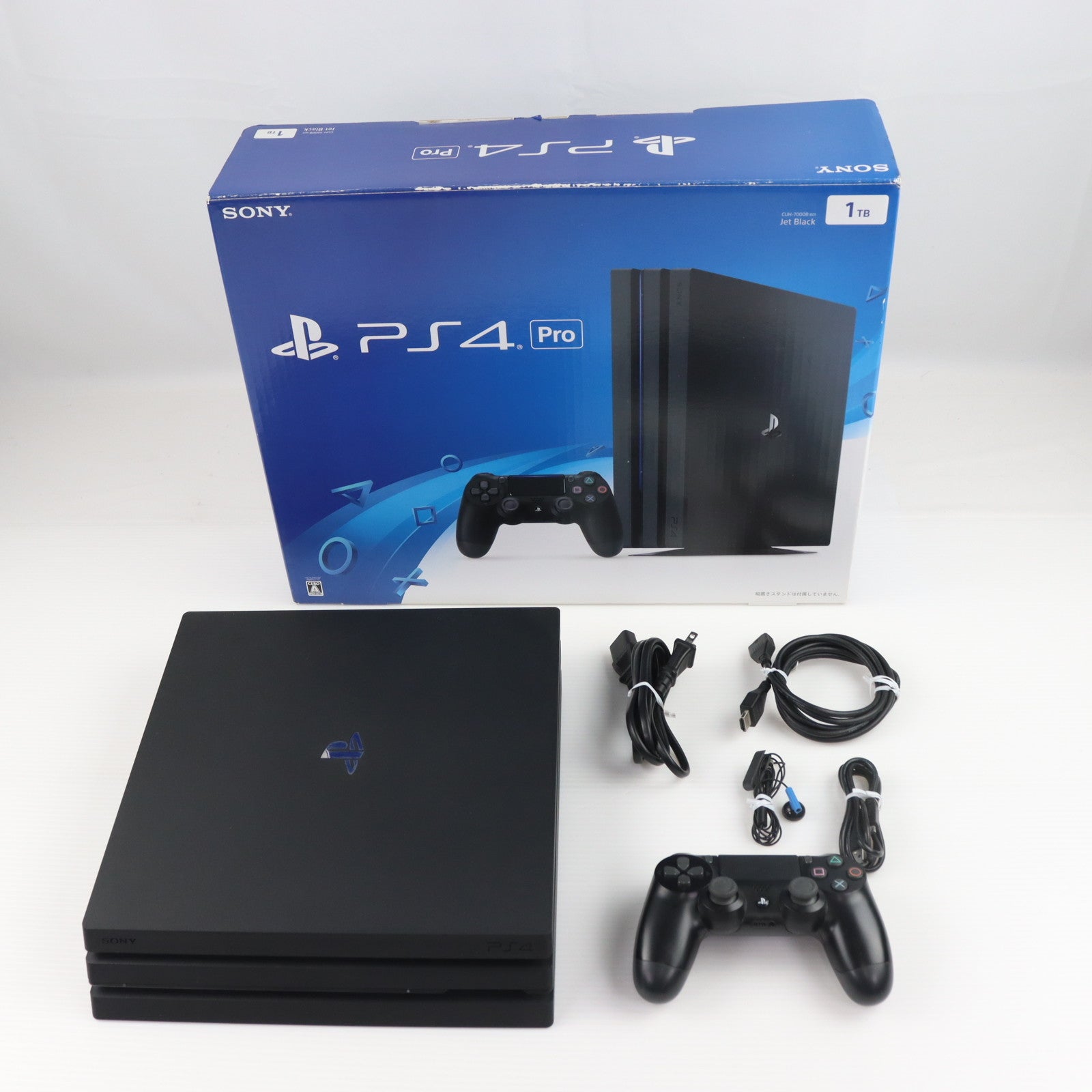 【中古即納】[PS4] (本体) PlayStation 4 Pro(プレイステーション4 プロ) ジェット・ブラック 1TB SIE(CUH-7000BB01)(20161110)