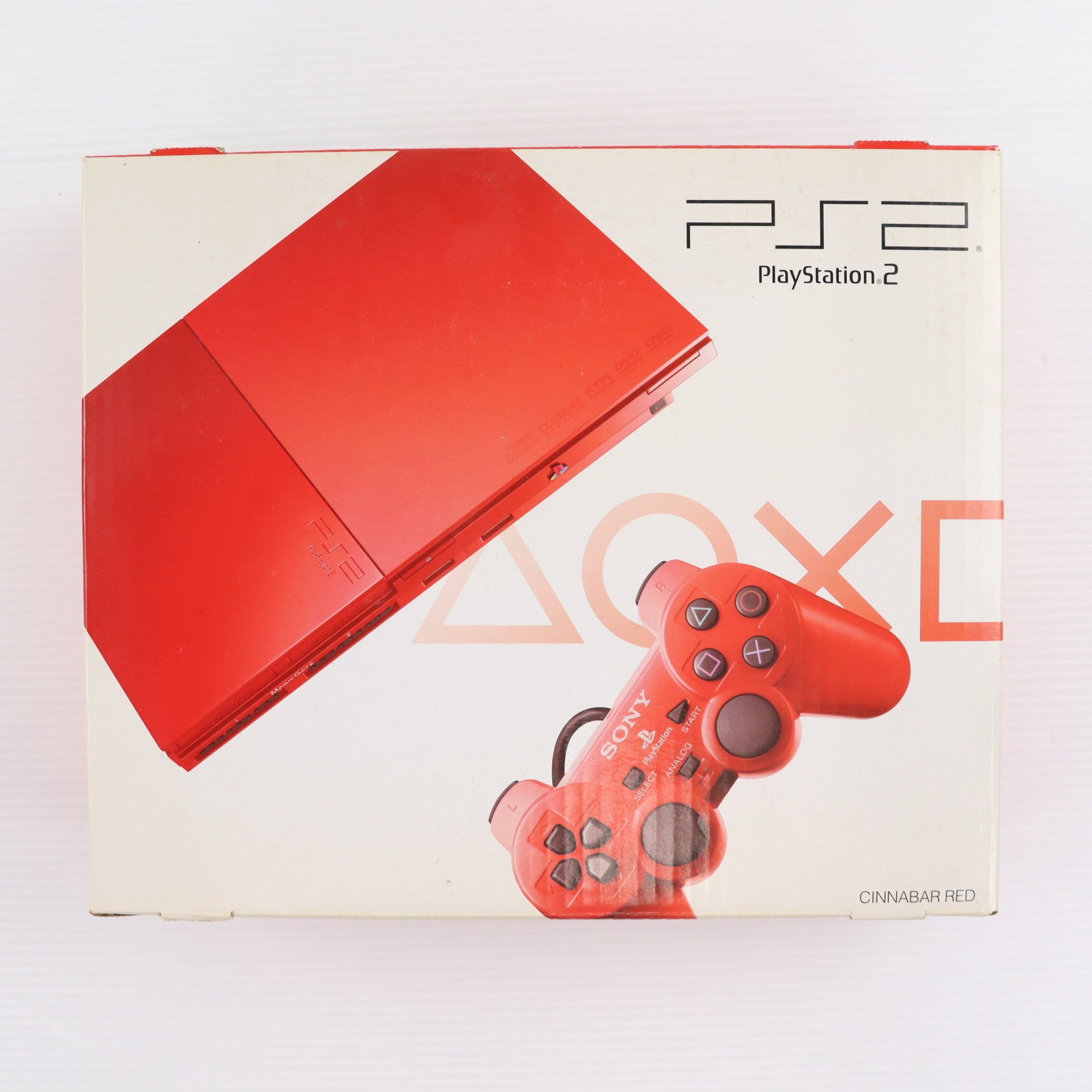 【中古即納】[PS2] (本体) プレイステーション2 PlayStation2 シナバー・レッド SCE(SCPH-90000CR)(20080703)