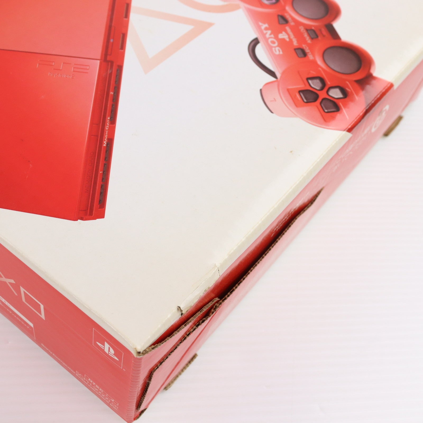 【中古即納】[PS2] (本体) プレイステーション2 PlayStation2 シナバー・レッド SCE(SCPH-90000CR)(20080703)