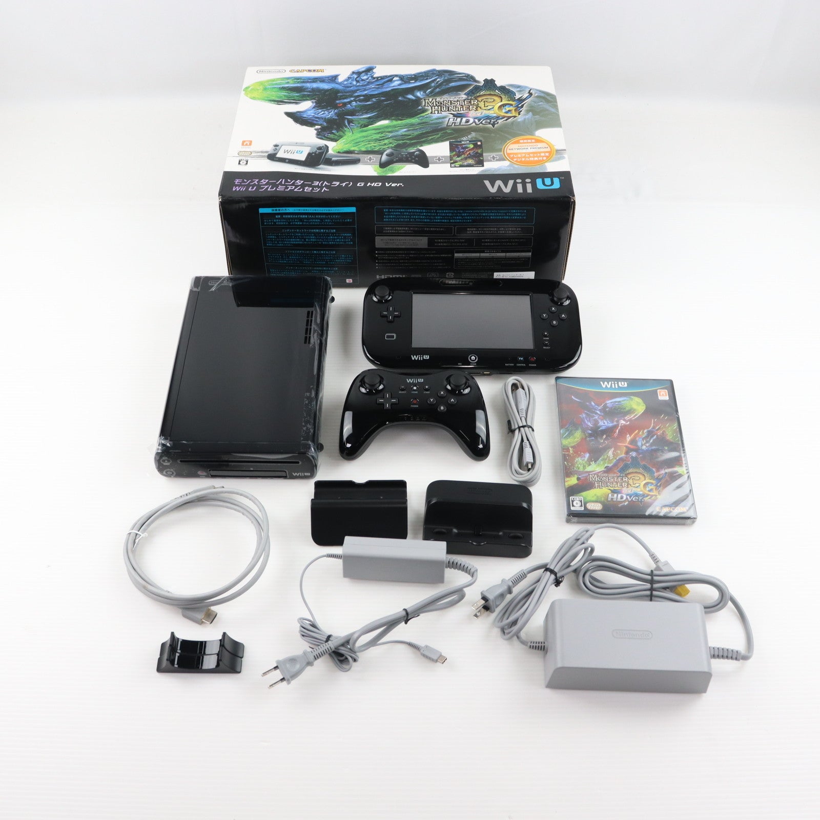 【中古即納】[WiiU] (本体) モンスターハンター3G(トライG) HD Ver. Wii U プレミアムセット 任天堂(WUP-S-KAFD)(20121208)
