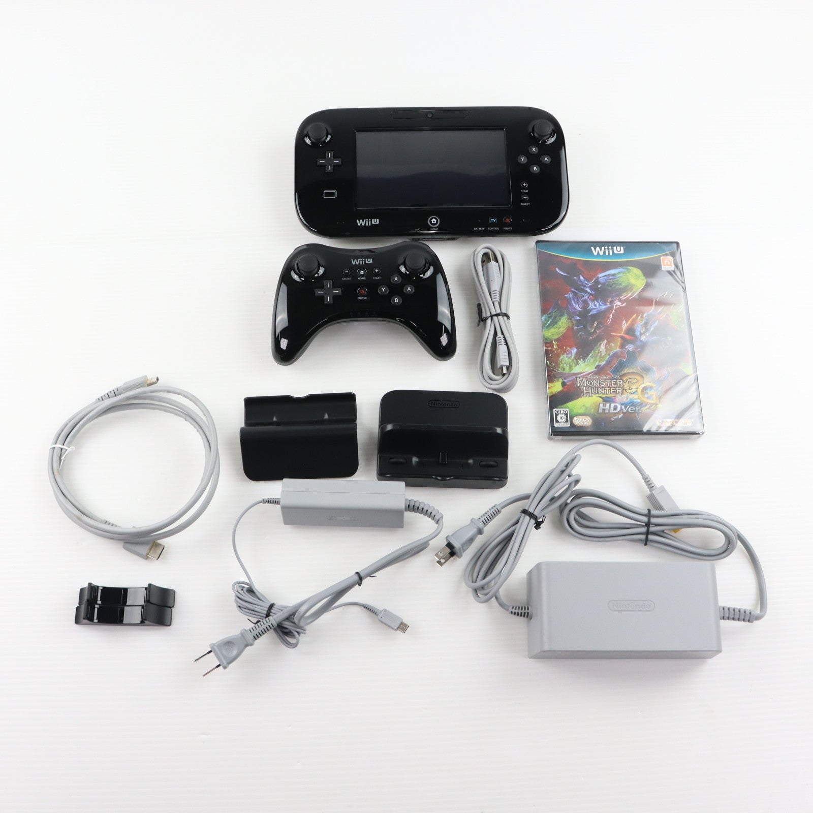 【中古即納】[WiiU] (本体) モンスターハンター3G(トライG) HD Ver. Wii U プレミアムセット 任天堂(WUP-S-KAFD)(20121208)