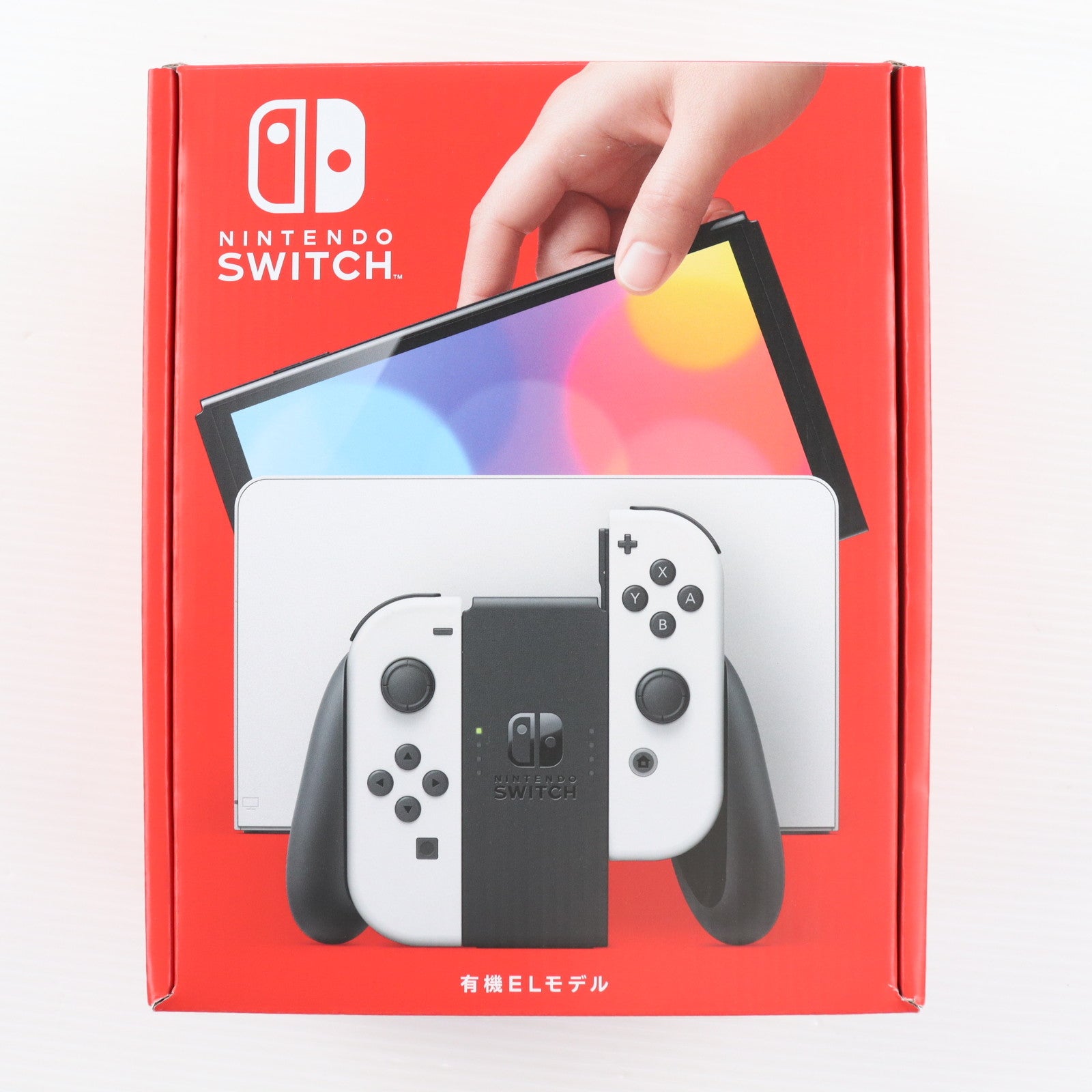 【中古即納】[Switch] (本体)(未使用) Nintendo Switch(有機ELモデル) ニンテンドースイッチ Joy-Con(L)/R ホワイト 任天堂(HEG-S-KAAAA)(20211008)