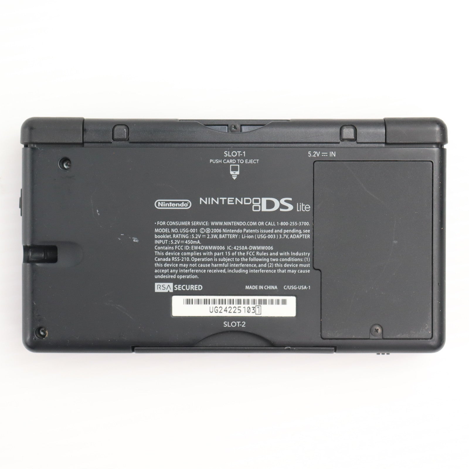 【中古即納】[NDS] (本体) ニンテンドーDS Lite(ライト) コバルト/ブラック(北米版) 任天堂(USG-S-BMKB-USZ)(20080210)