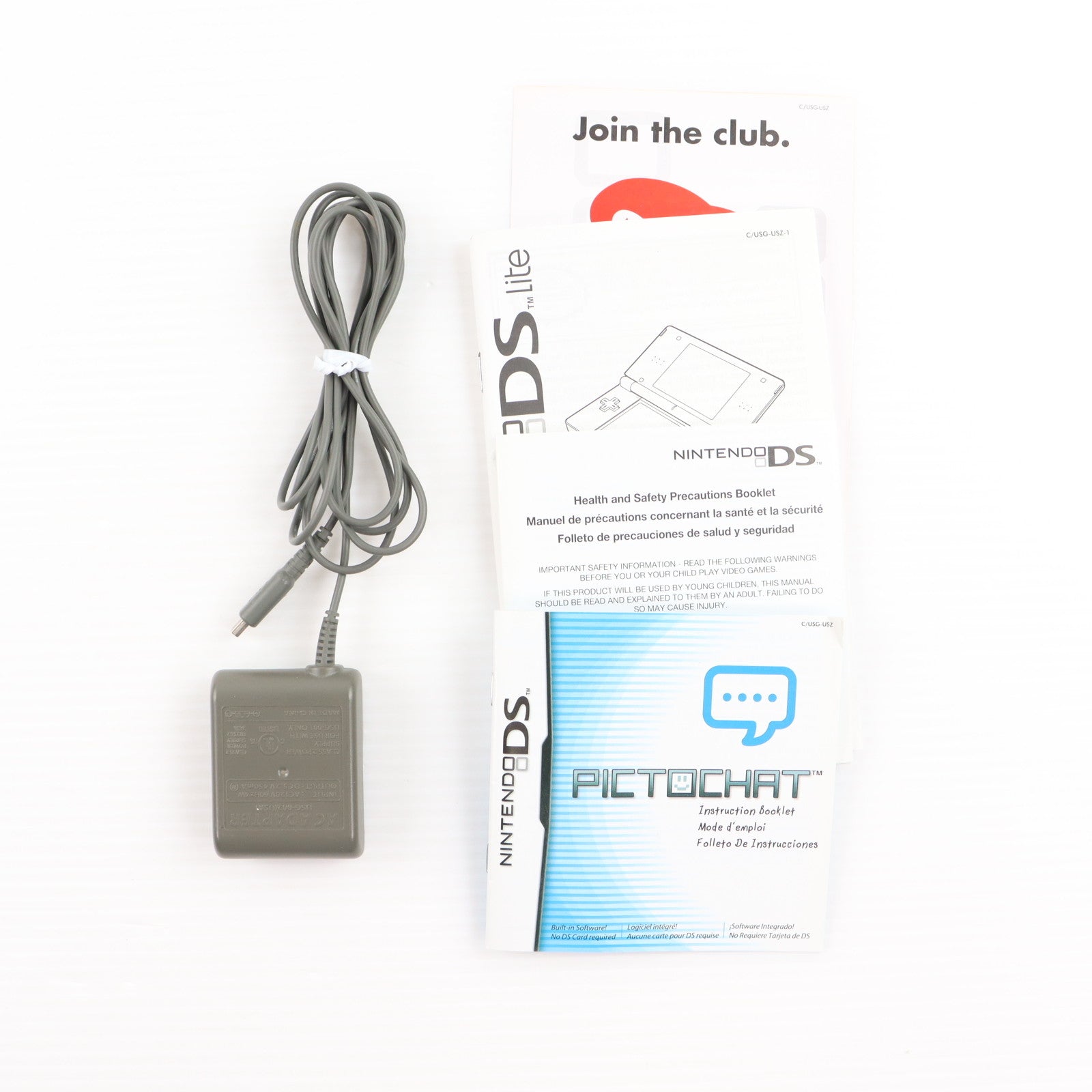 【中古即納】[NDS] (本体) ニンテンドーDS Lite(ライト) コバルト/ブラック(北米版) 任天堂(USG-S-BMKB-USZ)(20080210)