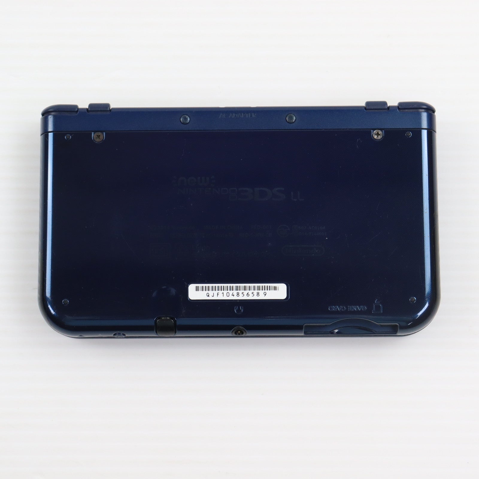 【中古即納】[3DS] (本体) Newニンテンドー3DS LL メタリックブルー 任天堂(RED-S-BAAA)(20141011)