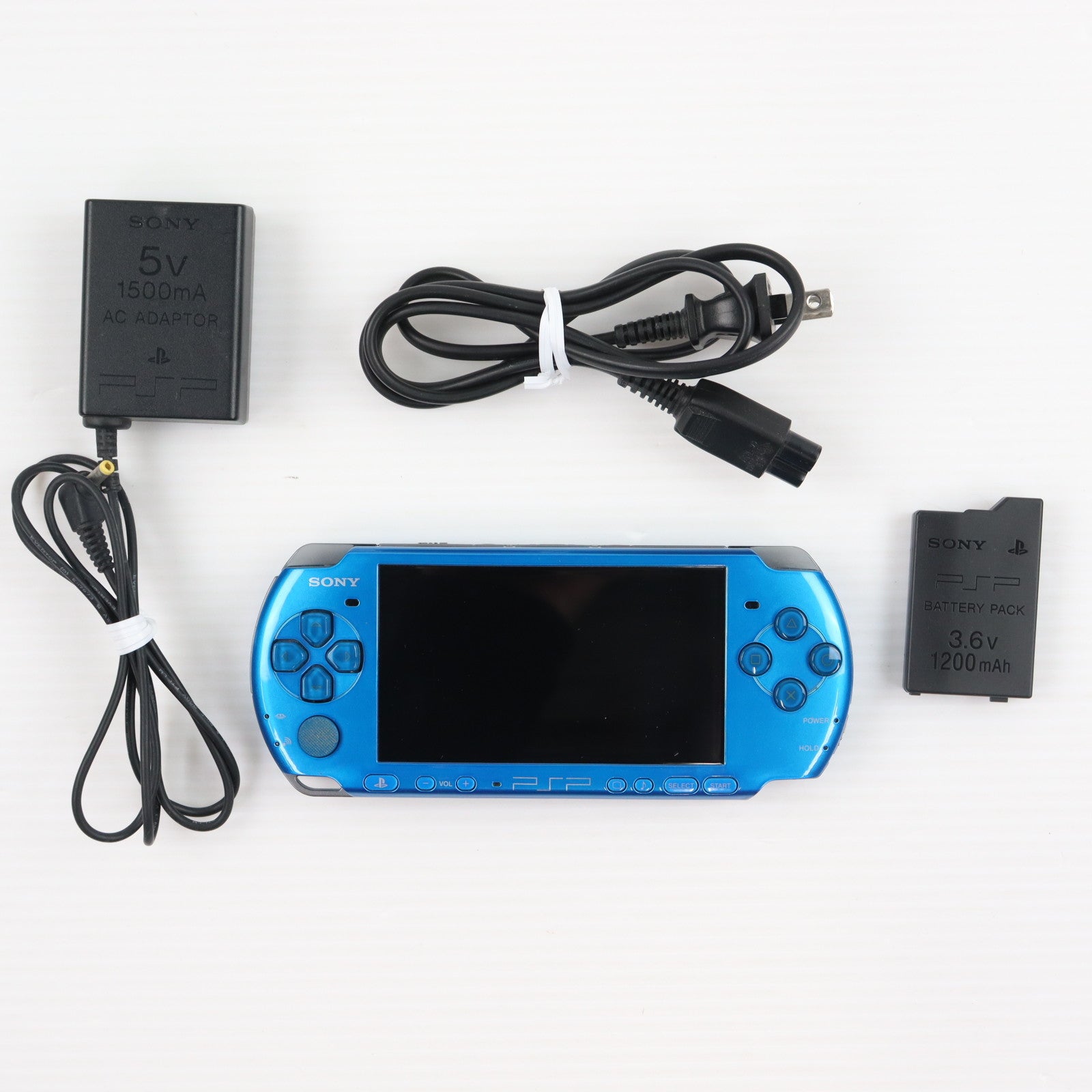 【中古即納】[PSP] (本体) PlayStation Portable(プレイステーション・ポータブル) バイブラント・ブルー SCE(PSP-3000VB)(20090305)