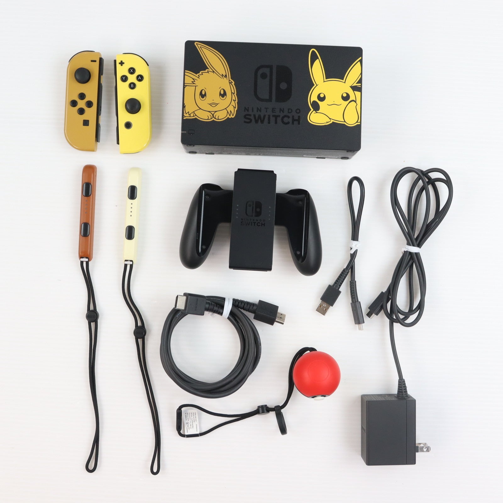 【中古即納】[Switch] (本体)(ソフト無し) Nintendo Switch(ニンテンドースイッチ) ポケットモンスター Let's Go! イーブイセット(モンスターボール Plus付き) 任天堂(HAC-S-KFAGB)(20181116)