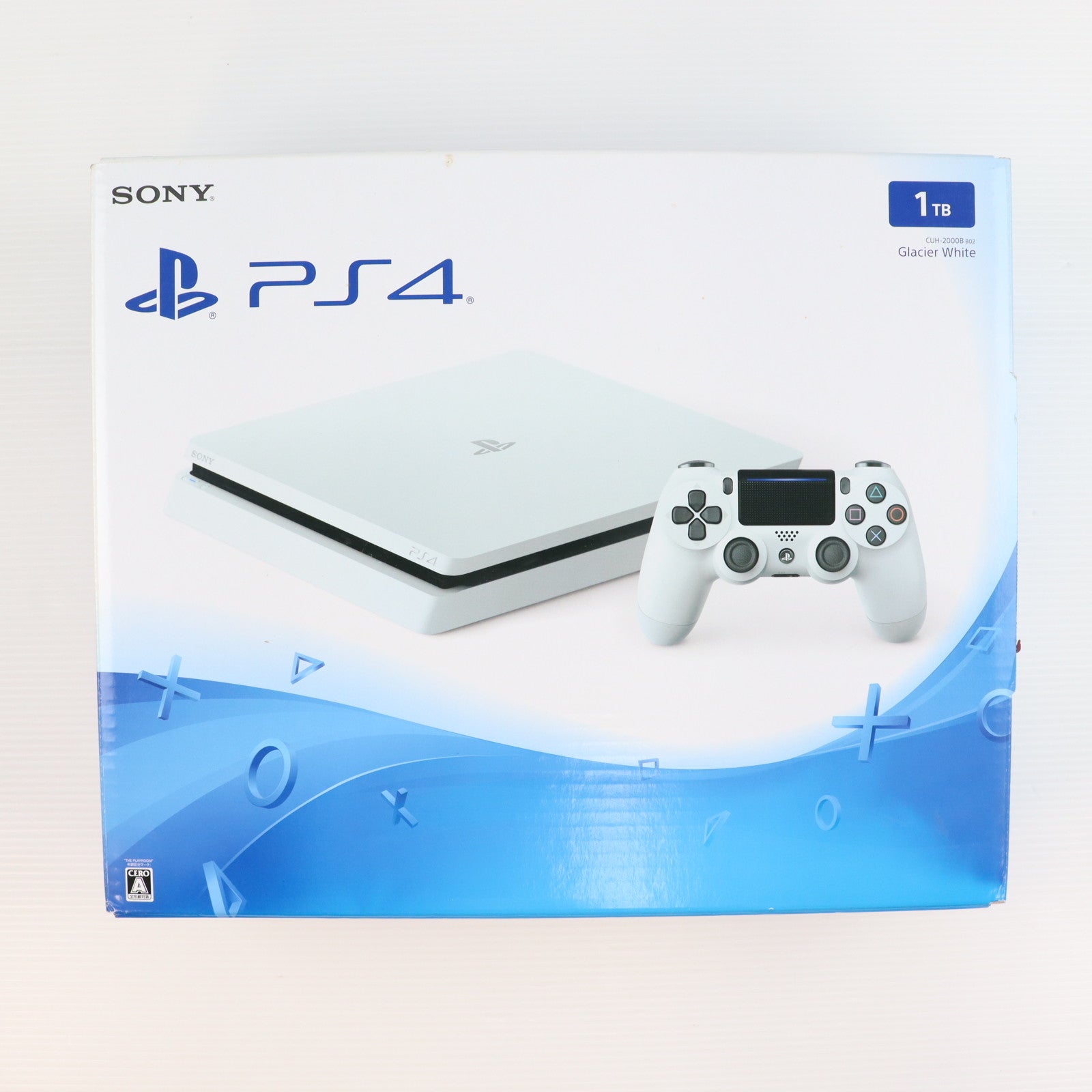 【中古即納】[PS4] (本体) PlayStation 4(プレイステーション4) グレイシャー・ホワイト 1TB SIE(CUH-2000BB02)(20170223)