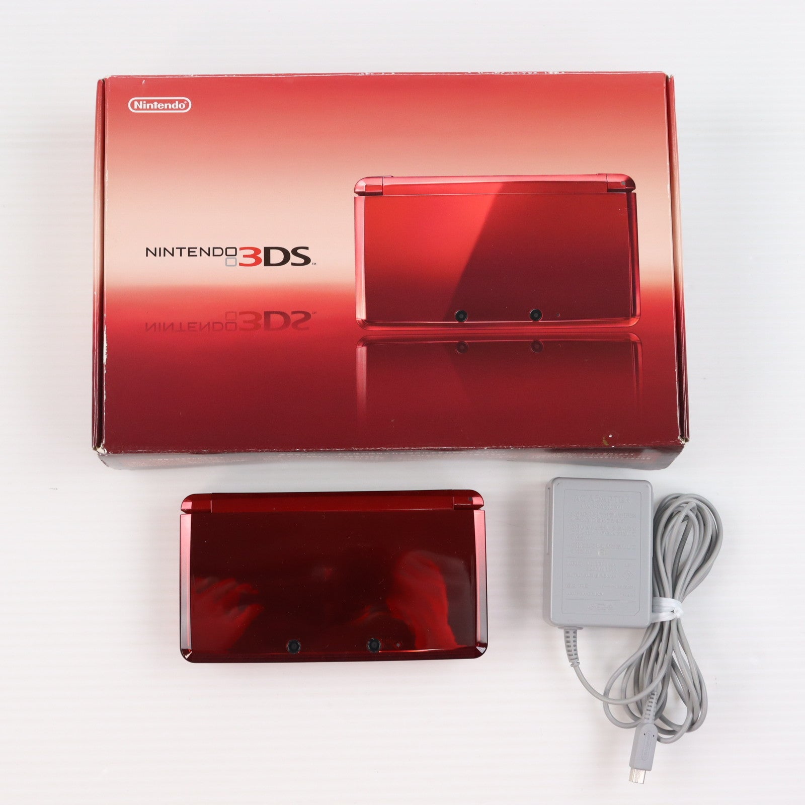 【中古即納】[3DS] (本体) ニンテンドー3DS フレアレッド 任天堂(CTR-S-RAAA)(20110714)