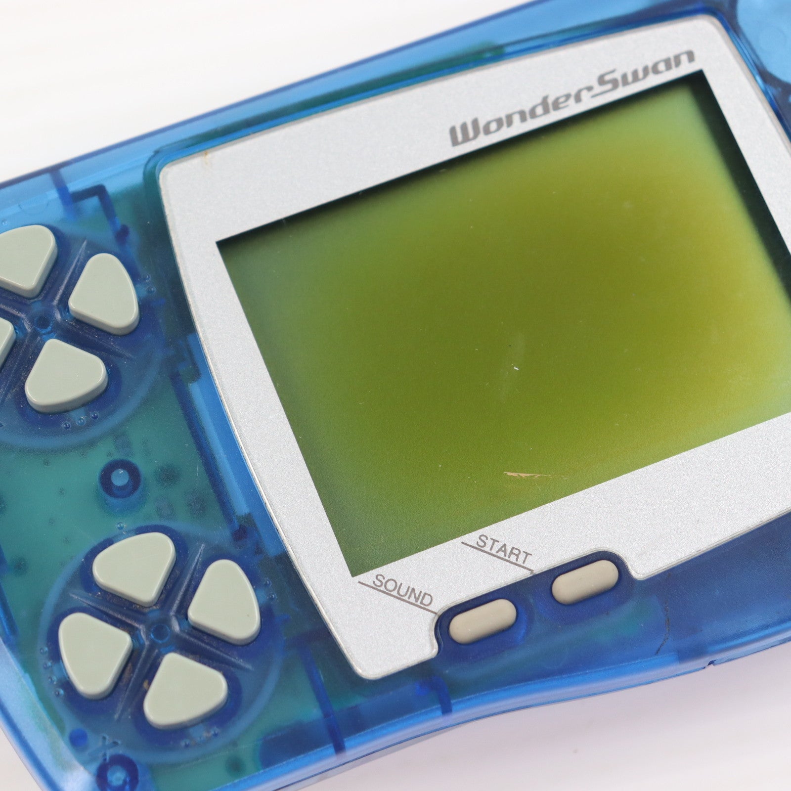 【中古即納】[WS] (本体) WonderSwan(ワンダースワン) スケルトンブルー バンダイ(SWJ-77701B)(19990304)