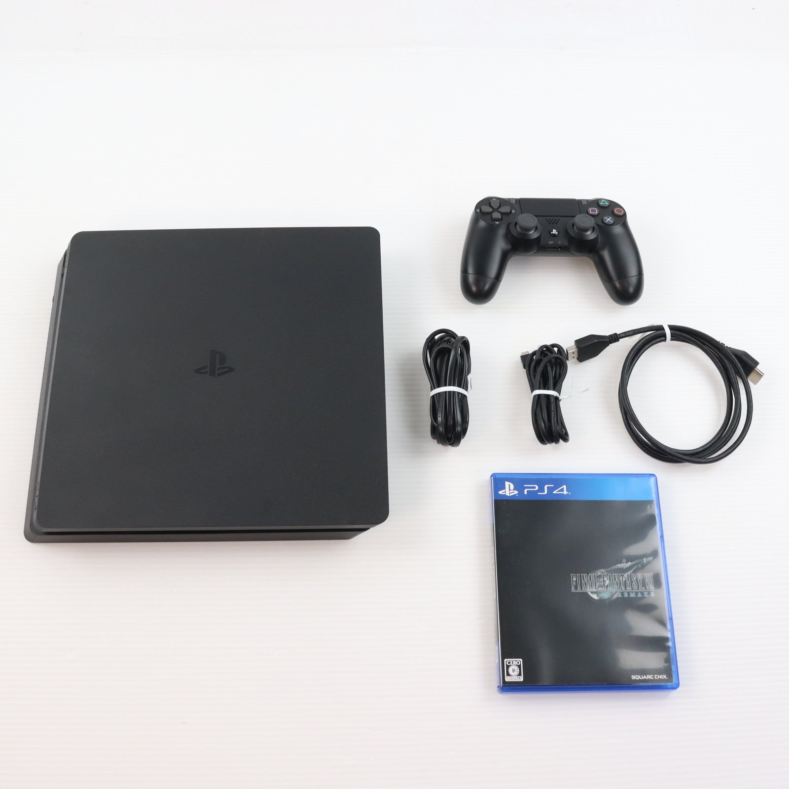 【中古即納】[PS4] (本体) PlayStation 4 FINAL FANTASY VII REMAKE Pack(プレイステーション4 ファイナルファンタジー7 リメイクパック) 500GB SIE(CUHJ-10035)(20200410)