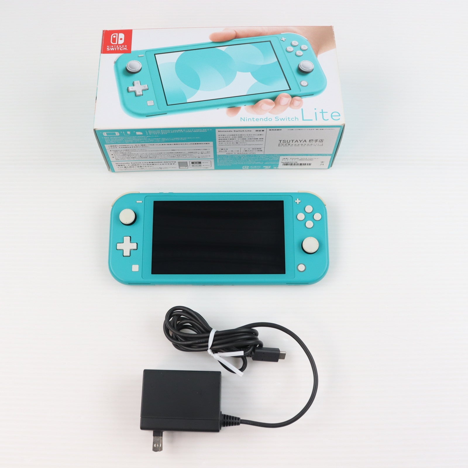 【中古即納】[Switch] (本体) Nintendo Switch Lite(ニンテンドースイッチライト) ターコイズ 任天堂(HDH-S-BAZAA)(20190920)