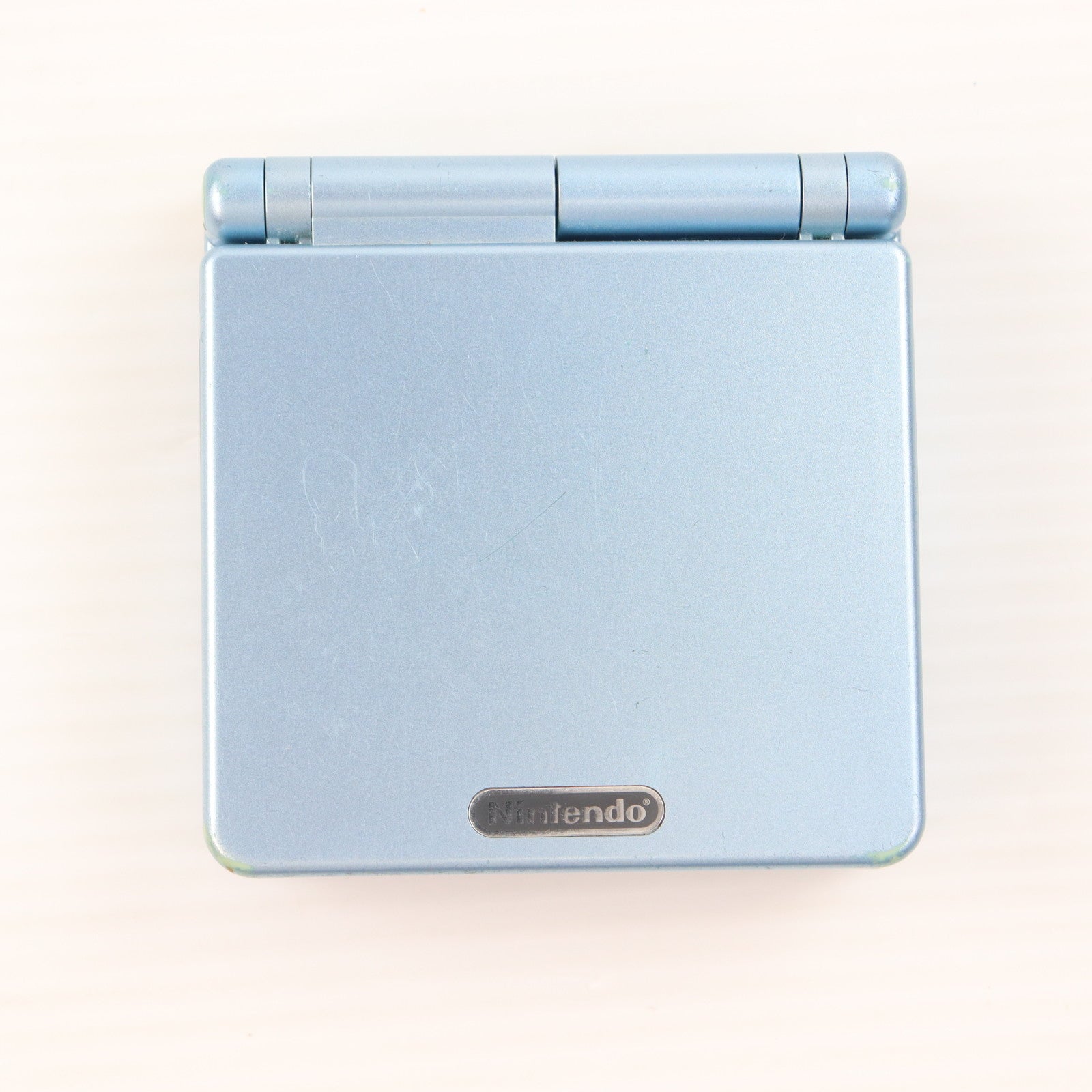 【中古即納】[GBA] (本体) GAMEBOY ADVANCE SP(ゲームボーイアドバンスSP) パールブルー 任天堂(AGS-S-PBA)(20030905)
