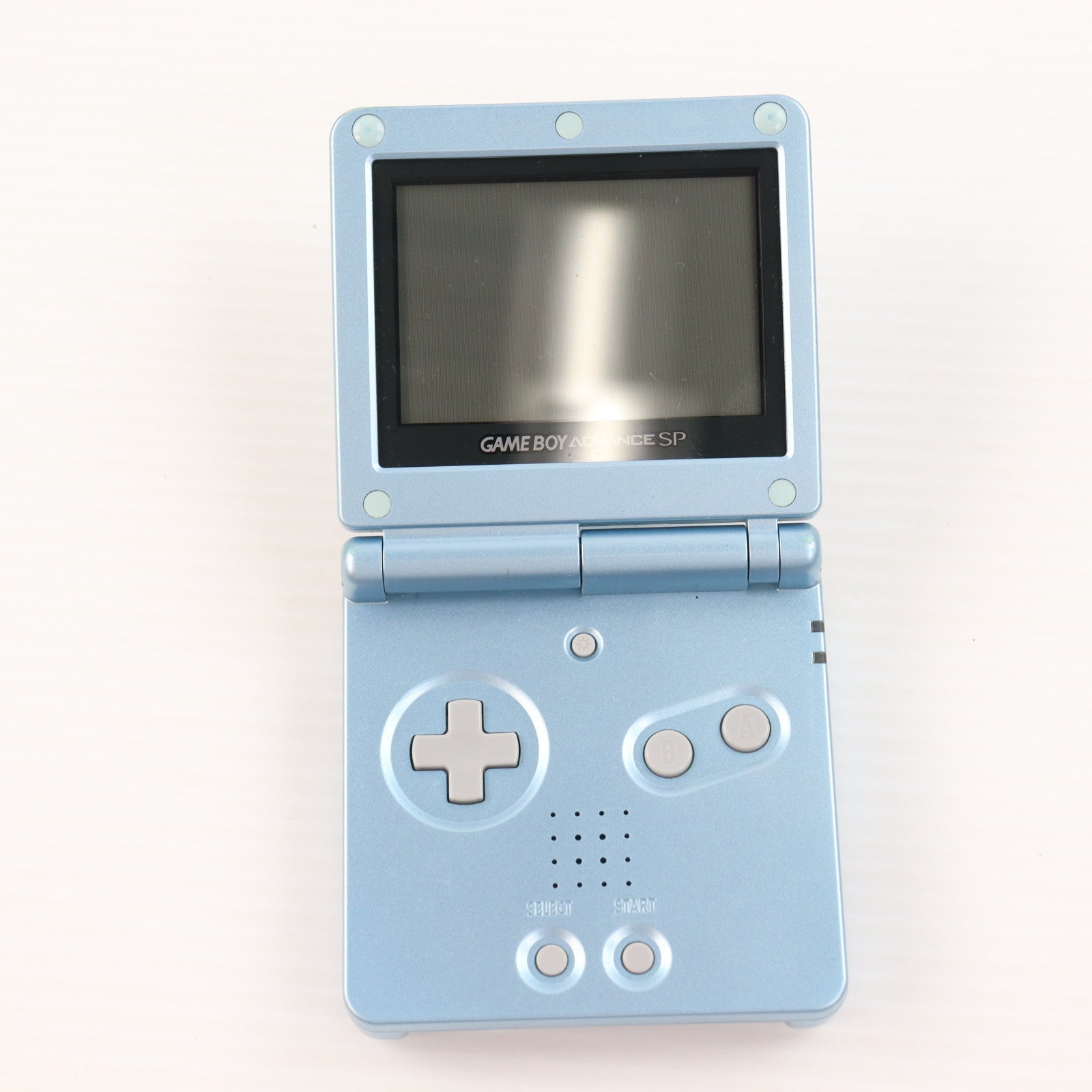 【中古即納】[GBA] (本体) GAMEBOY ADVANCE SP(ゲームボーイアドバンスSP) パールブルー 任天堂(AGS-S-PBA)(20030905)