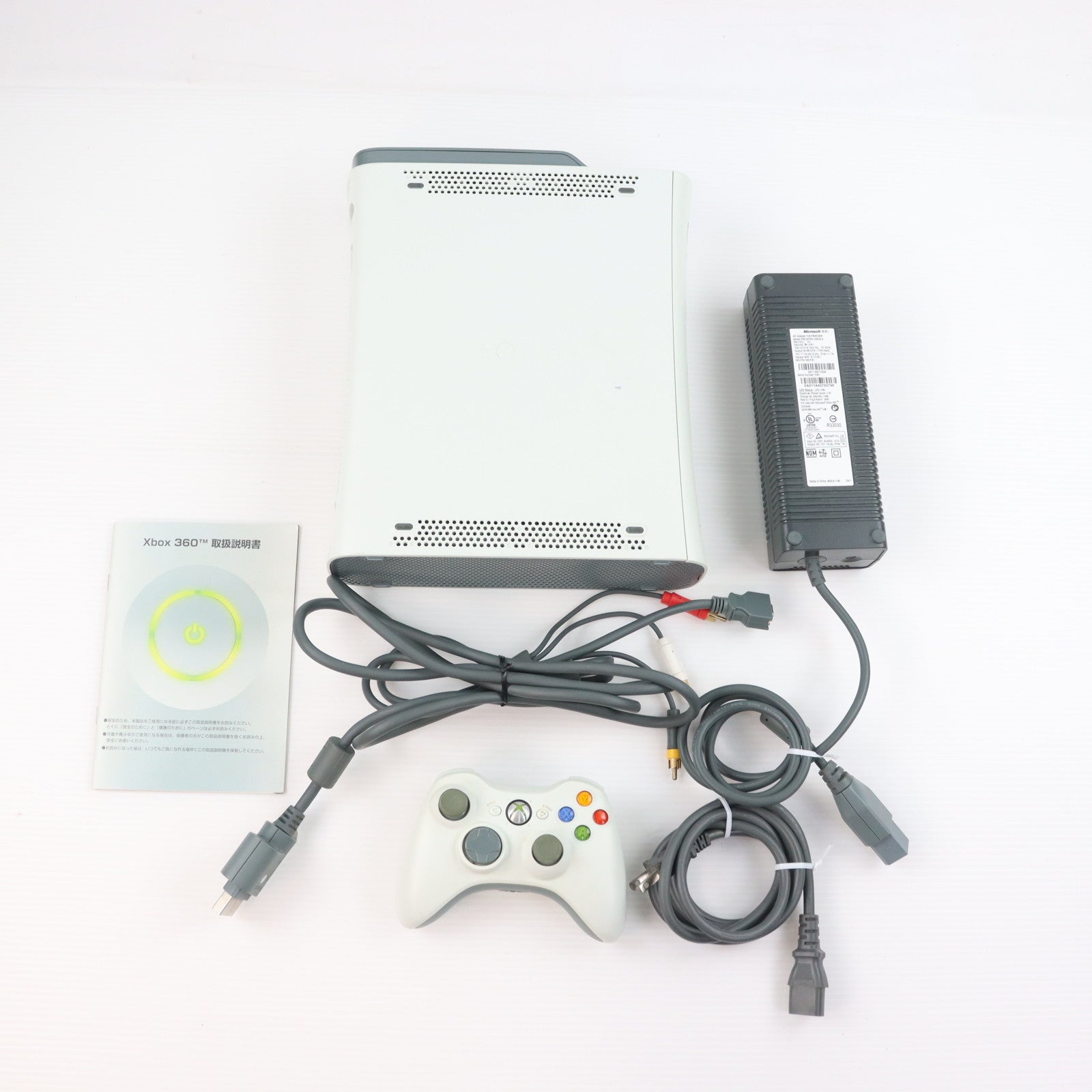 【中古即納】[Xbox360] (本体) Xbox 360 20GB マイクロソフト(B4J-00037)(20051210)