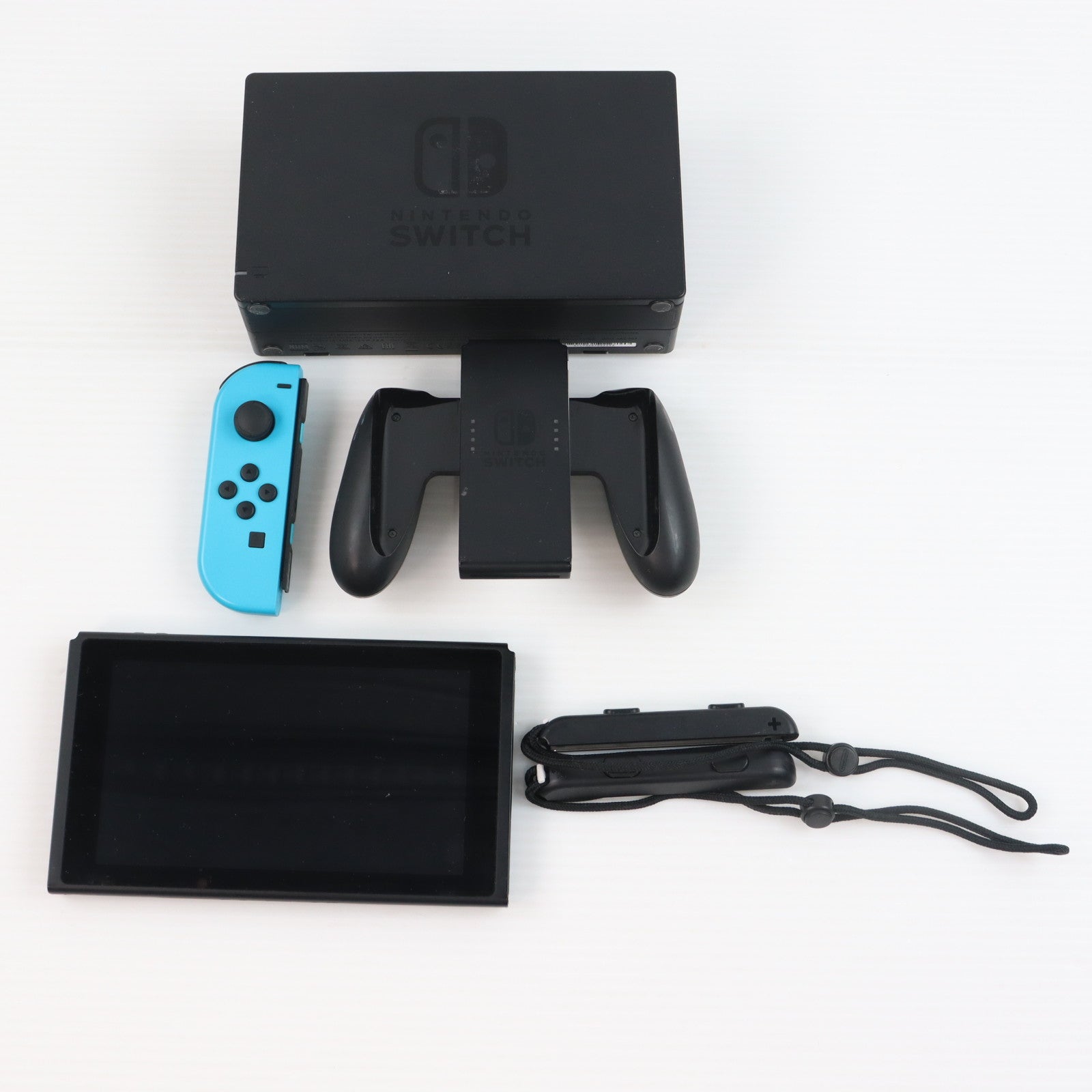 【中古即納】[Switch] (本体) Nintendo Switch(ニンテンドースイッチ) Joy-Con(L) ネオンブルー/(R) ネオンレッド 任天堂(HAD-S-KABAA)(20190830)