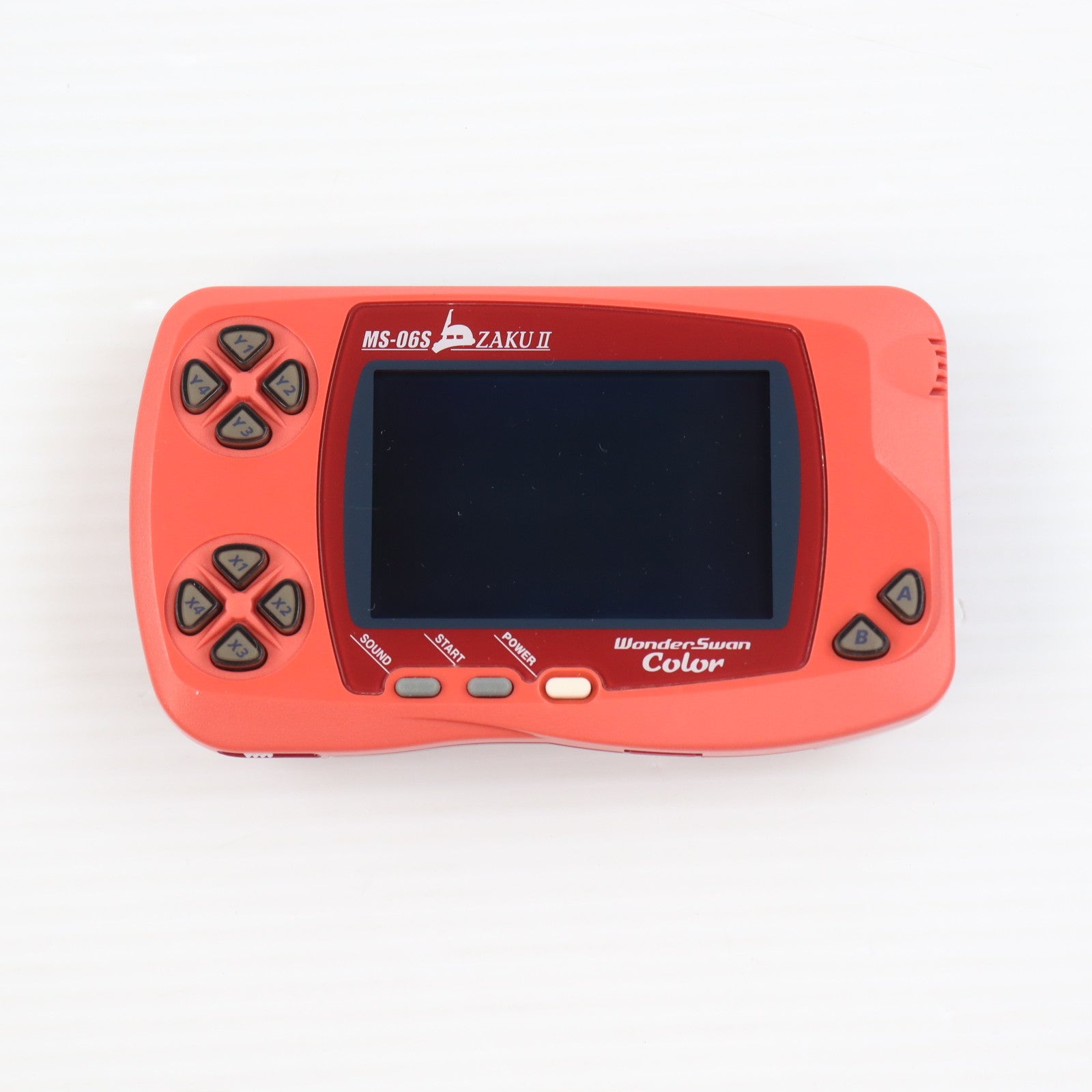 【中古即納】[WS] (本体) 限定品 WonderSwan Color(ワンダースワンカラー) シャアザクバージョン バンダイ(SWJ-MS06S2)(20011231)