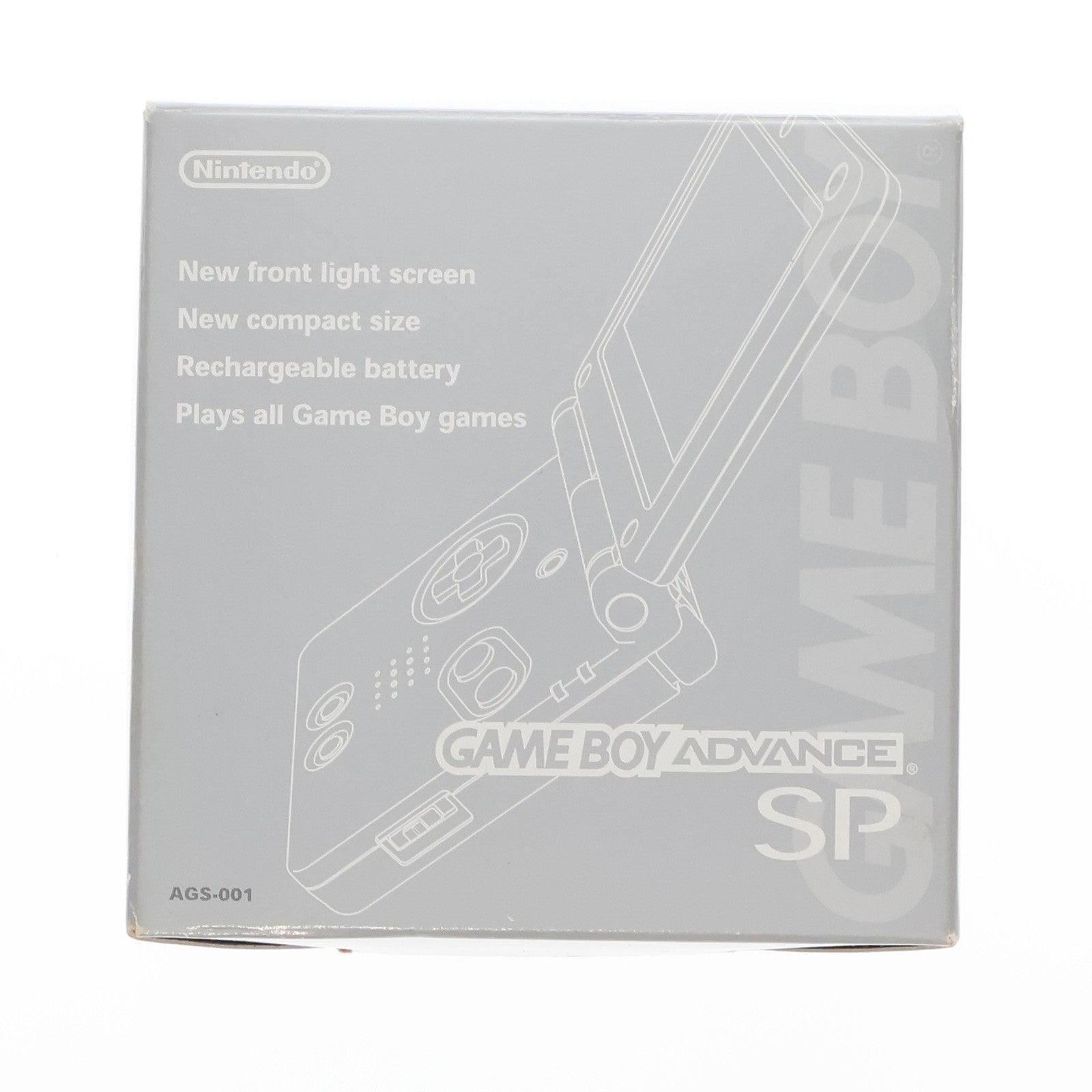 【中古即納】[GBA] (本体) GAMEBOY ADVANCE SP(ゲームボーイアドバンスSP) プラチナシルバー 任天堂(AGS-S-ZVA)(20030214)