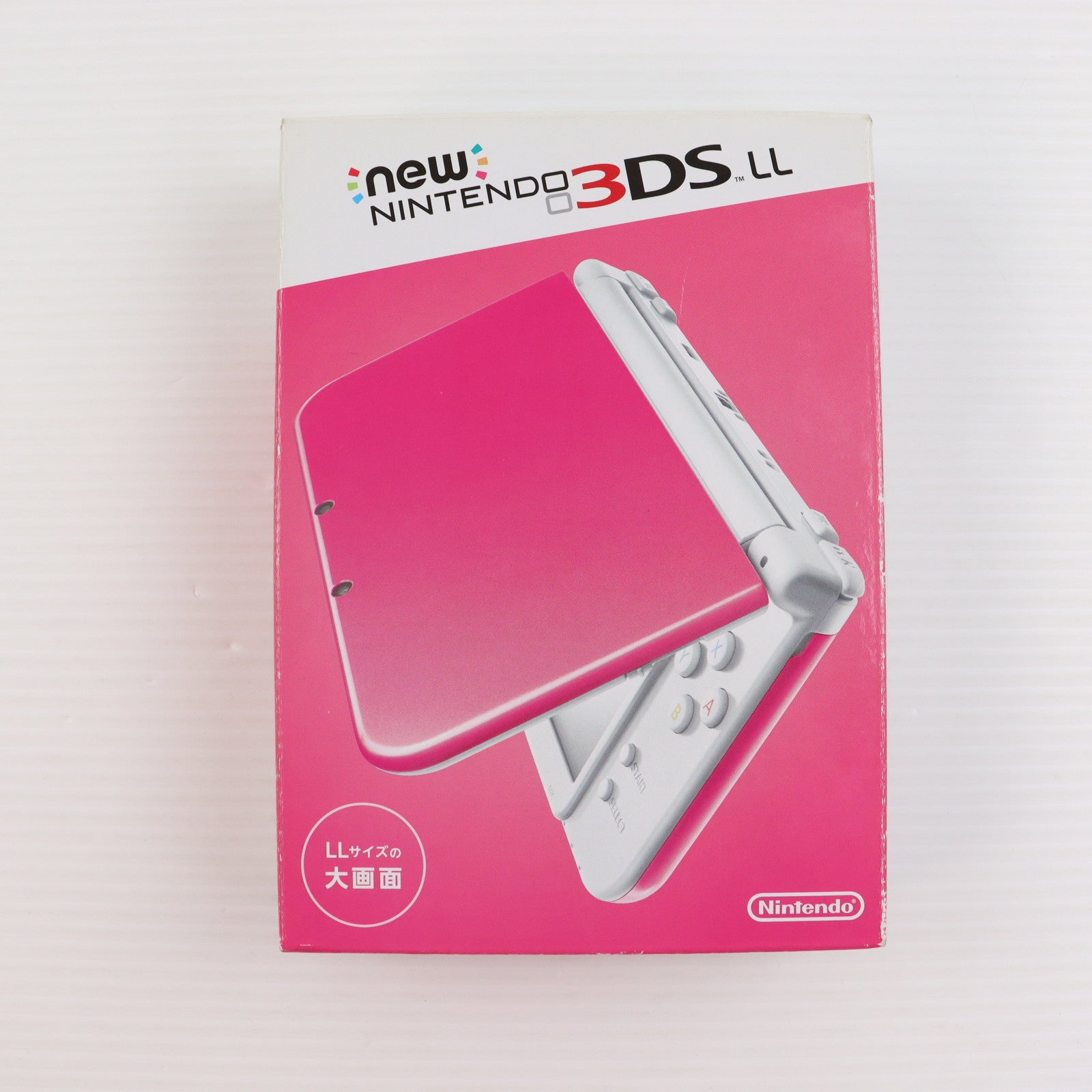 【中古即納】[3DS] (本体) Newニンテンドー3DS LL ピンク×ホワイト 任天堂(RED-S-PAAA)(20160609)