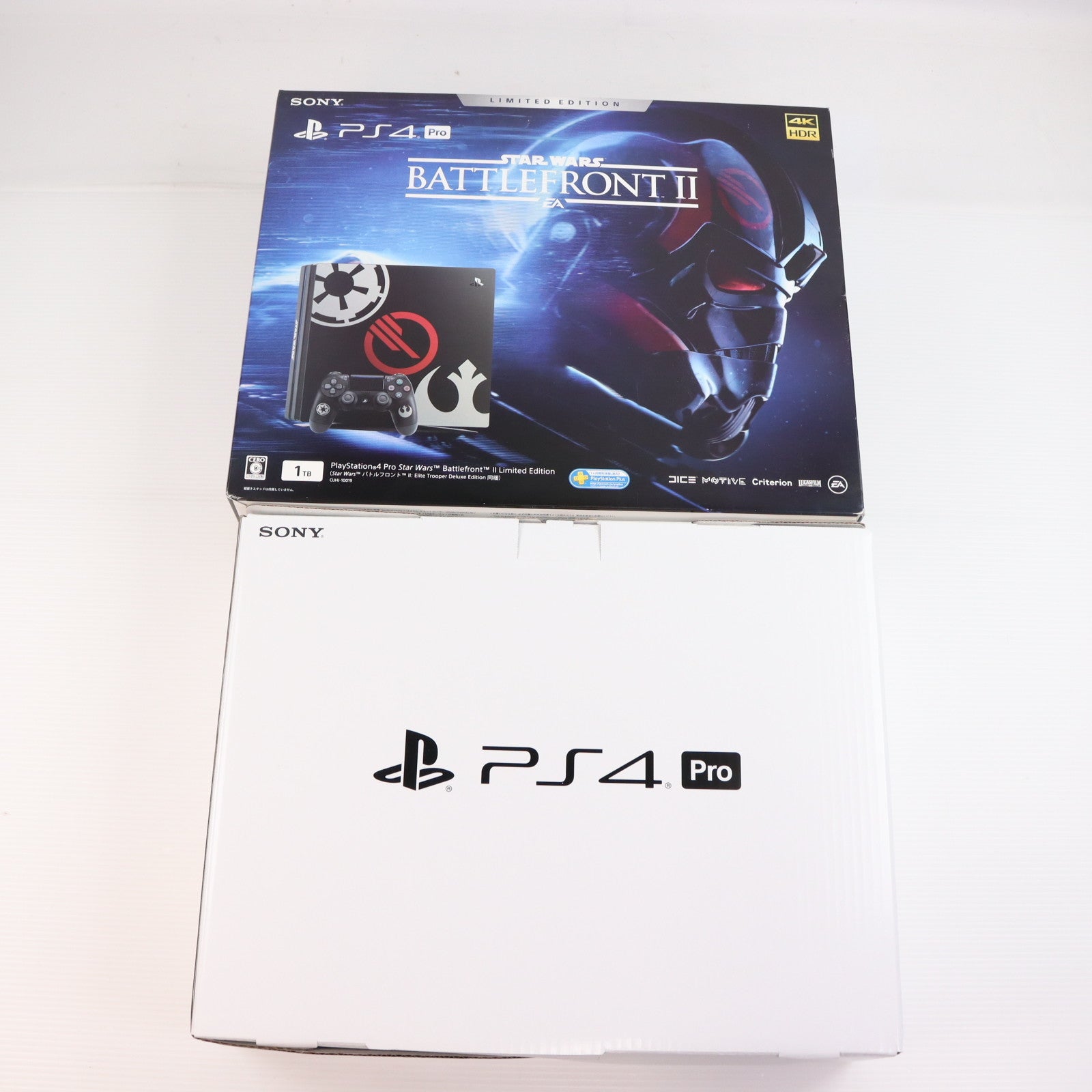 【中古即納】[PS4] (本体) PlayStation 4 Pro(プレイステーション4プロ) Star Wars Battlefront II(スター・ウォーズ バトルフロント II) Limited Edition SIE(CUHJ-10019)(20171114)