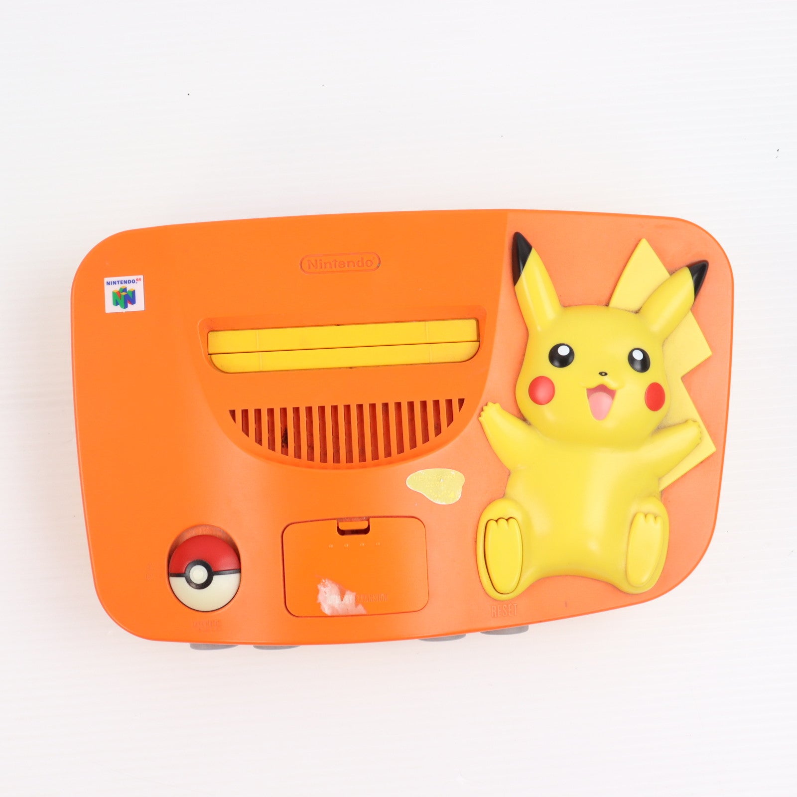 【中古即納】[N64] (本体) ピカチュウ NINTENDO64(ニンテンドウ64/ニンテンドー64) オレンジ&イエロー 任天堂(NUS-101)(20000721)