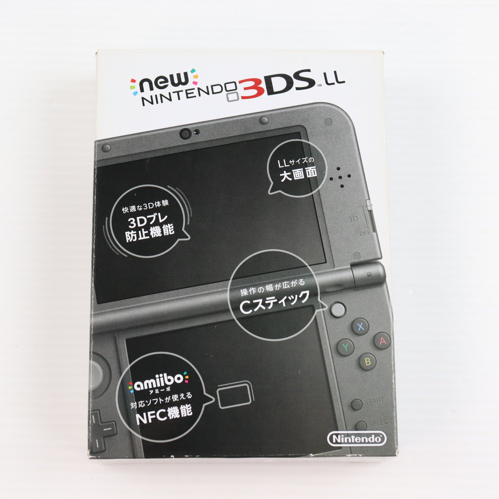 【中古即納】[3DS] (本体) Newニンテンドー3DS LL メタリックブラック 任天堂(RED-S-VAAA)(20141011)