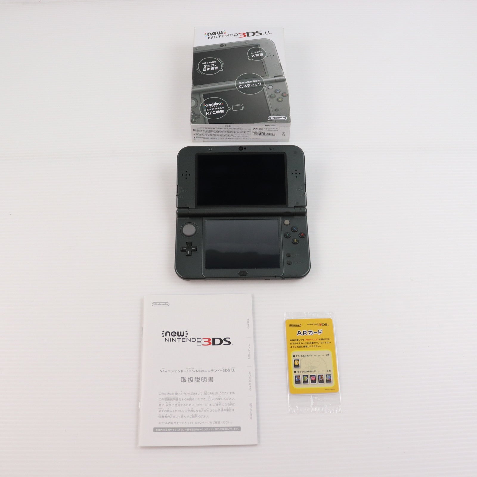 【中古即納】[3DS] (本体) Newニンテンドー3DS LL メタリックブラック 任天堂(RED-S-VAAA)(20141011)