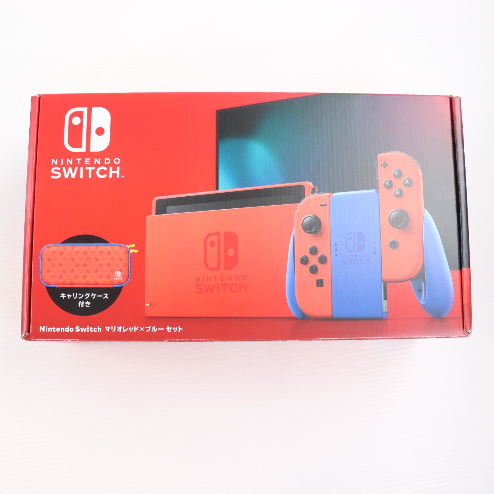 【中古即納】[Switch] (本体) Nintendo Switch(ニンテンドースイッチ) マリオレッド×ブルー セット 任天堂(HAD-S-RAAAF)(20210212)
