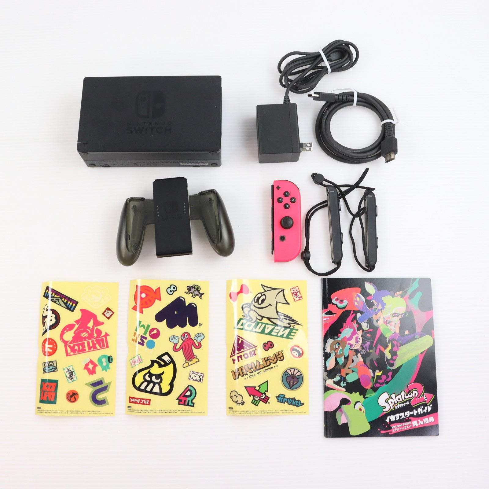 【中古即納】[Switch] (本体) Nintendo Switch(ニンテンドースイッチ) スプラトゥーン2セット 任天堂(HAC-S-KACEA)(20170721)