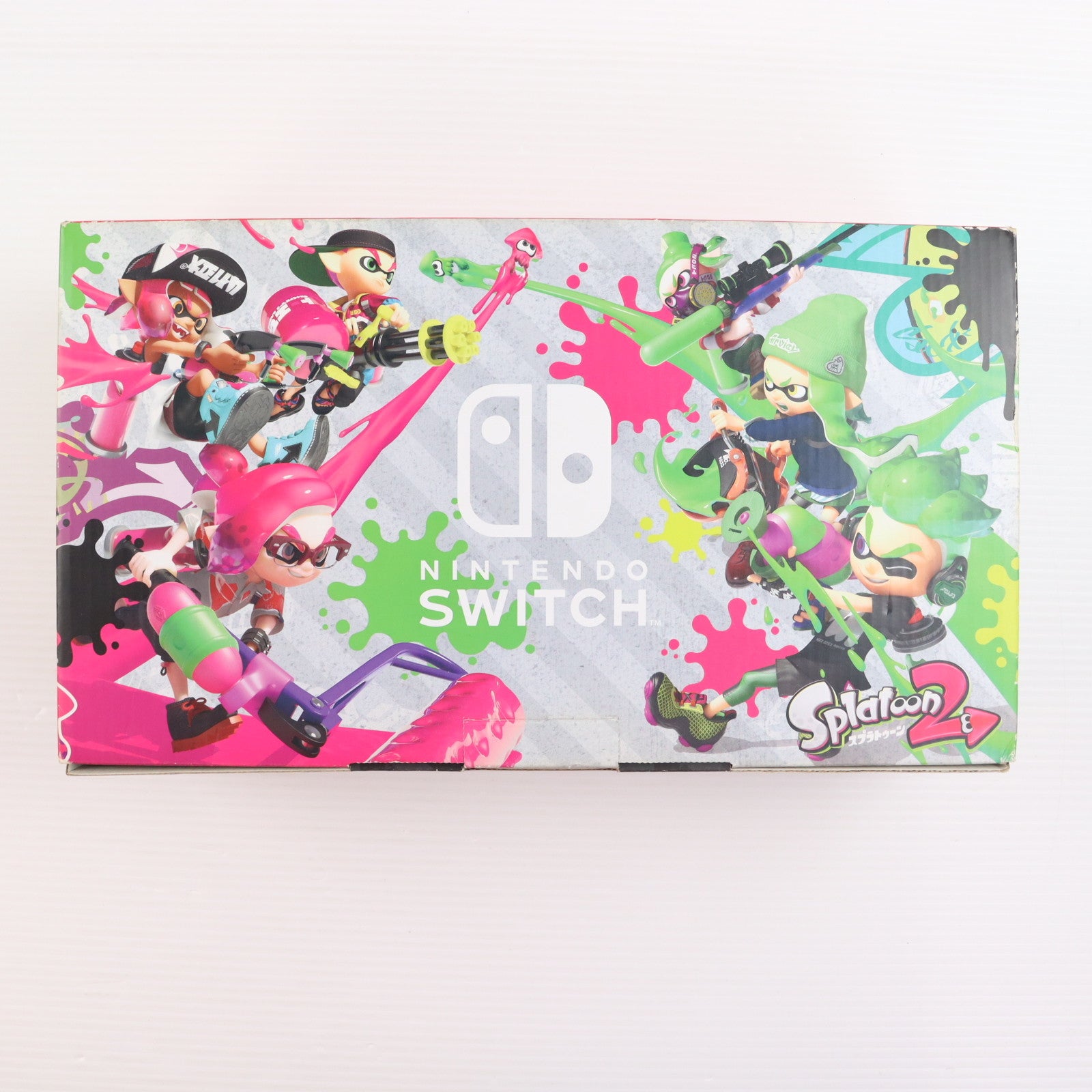 【中古即納】[Switch] (本体) Nintendo Switch(ニンテンドースイッチ) スプラトゥーン2セット 任天堂(HAC-S-KACEA)(20170721)