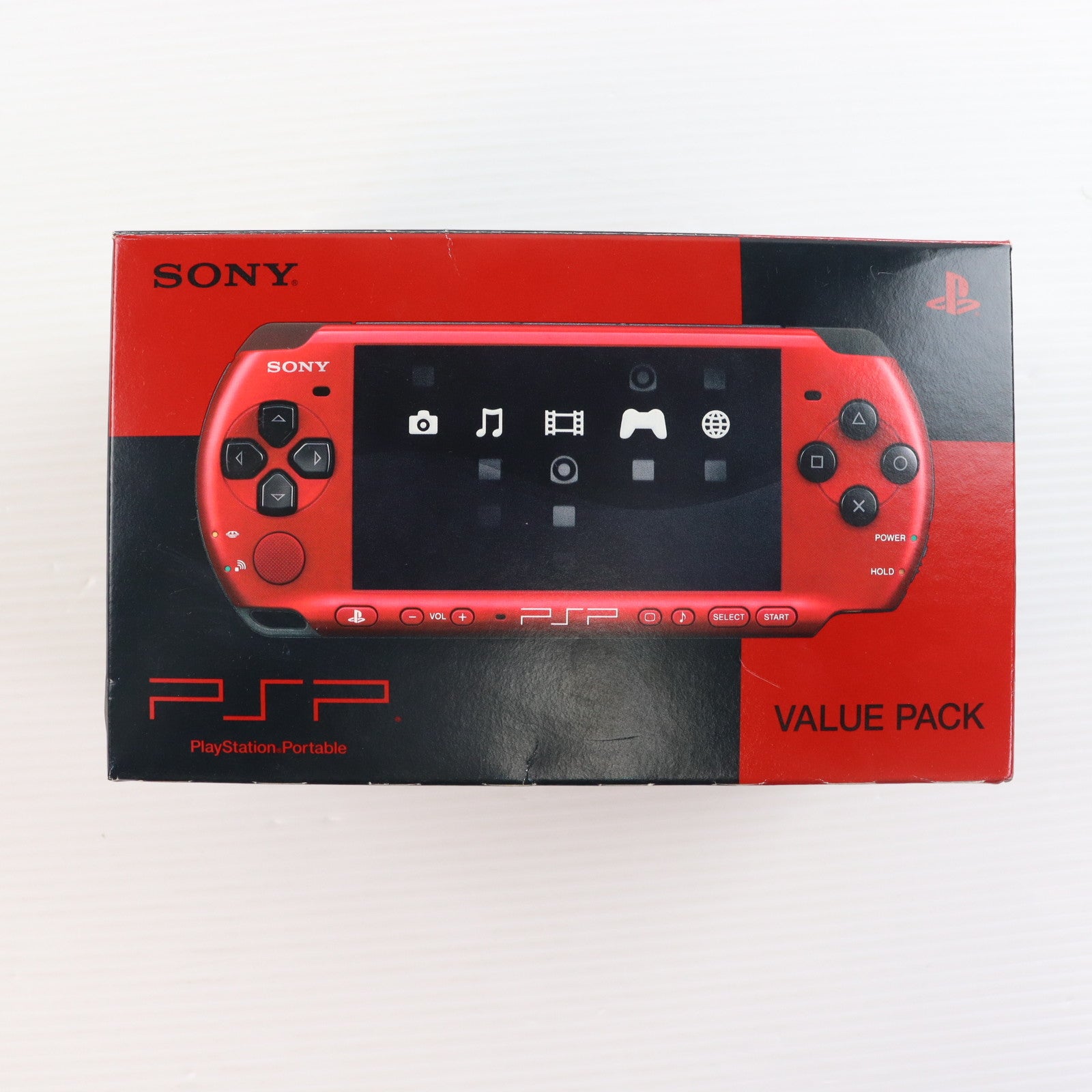 【中古即納】[PSP] (本体) PlayStation Portable(プレイステーション・ポータブル) バリューパック レッド/ブラック(PSP-3000XRB) SCE(PSPJ-30026)(20111117)