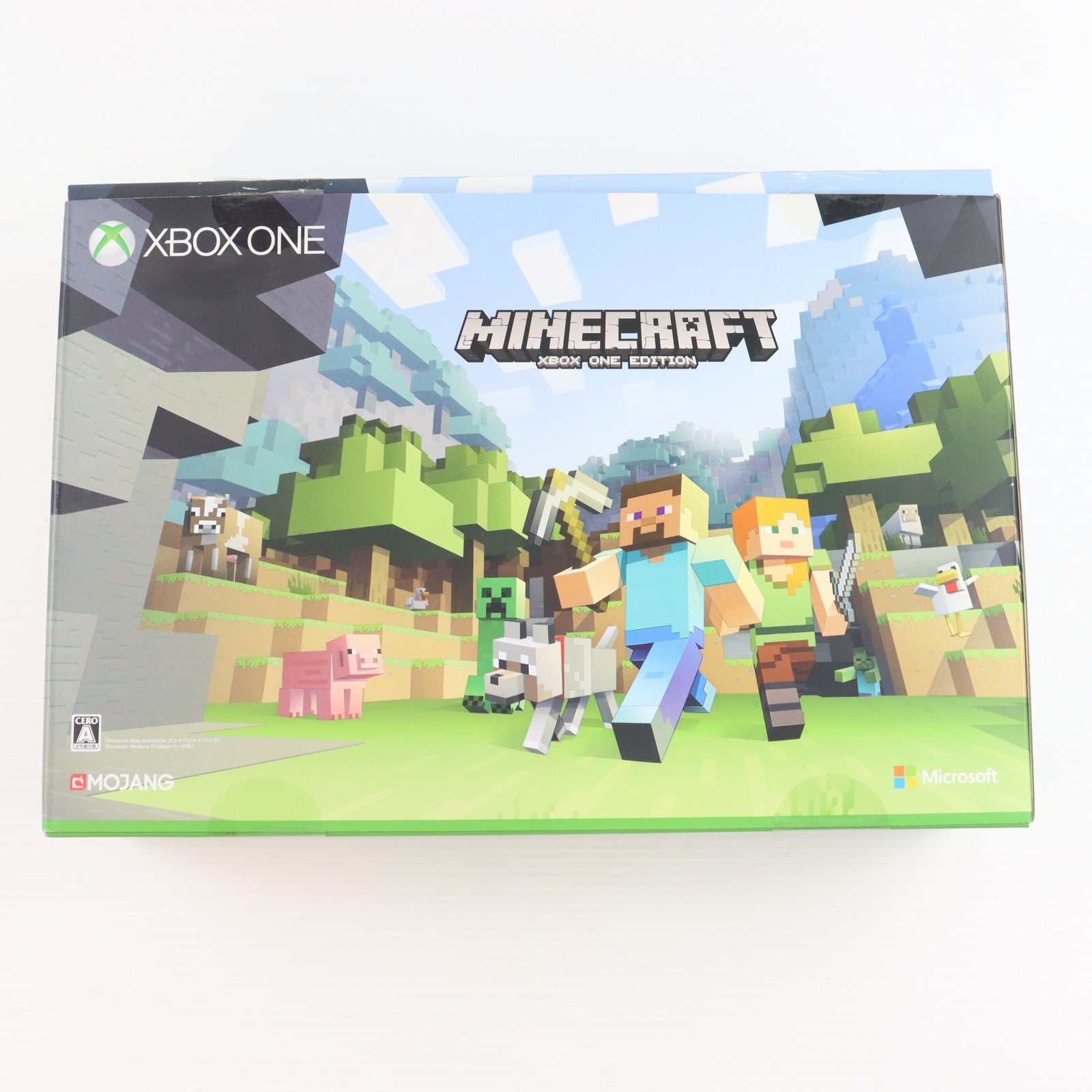 【中古即納】[XboxOne] (本体) Xbox One S 500GB Minecraft同梱版 日本マイクロソフト(ZQ9-00068)(20170126)