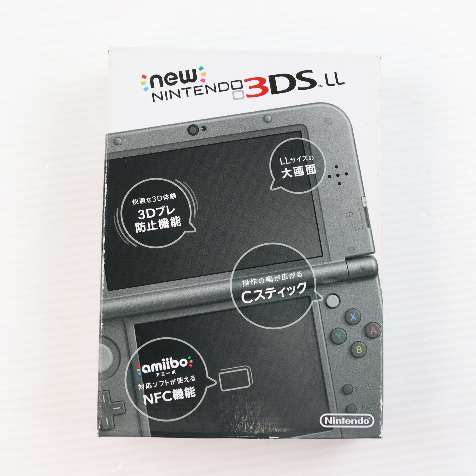 【中古即納】[3DS] (本体) Newニンテンドー3DS LL メタリックブラック 任天堂(RED-S-VAAA)(20141011)