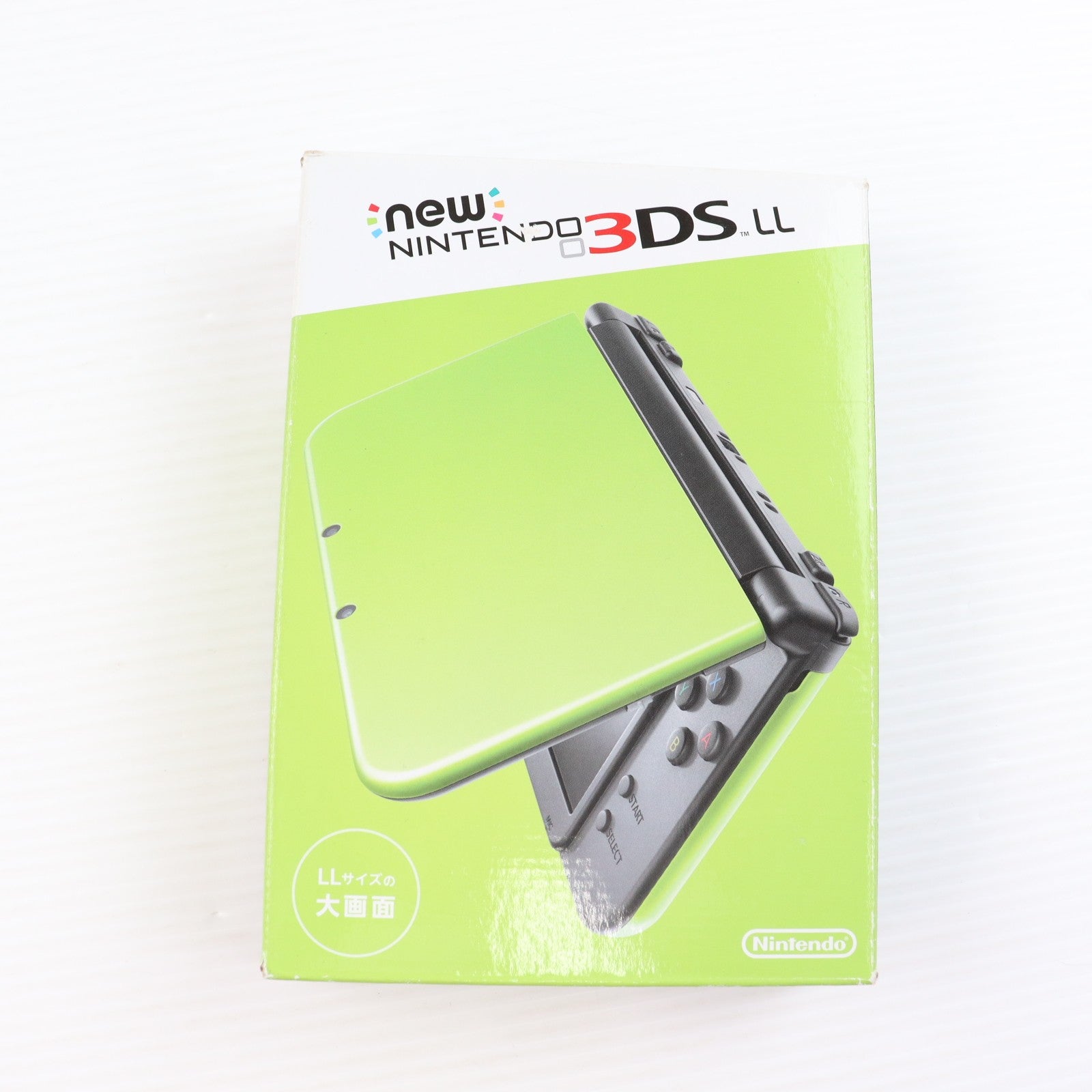 【中古即納】[3DS] (本体) Newニンテンドー3DS LL ライム×ブラック 任天堂(RED-S-MAAA)(20160609)