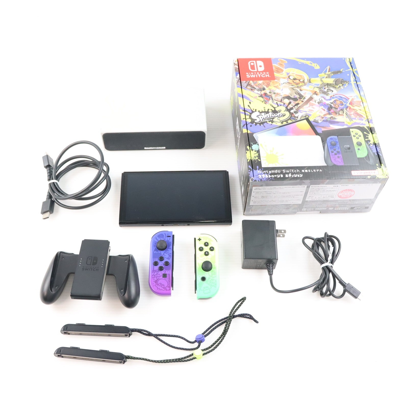 【中古即納】[Switch] (本体) Nintendo Switch(ニンテンドースイッチ) 有機ELモデル スプラトゥーン3エディション 任天堂(HEG-S-KCAAA)(20220826)