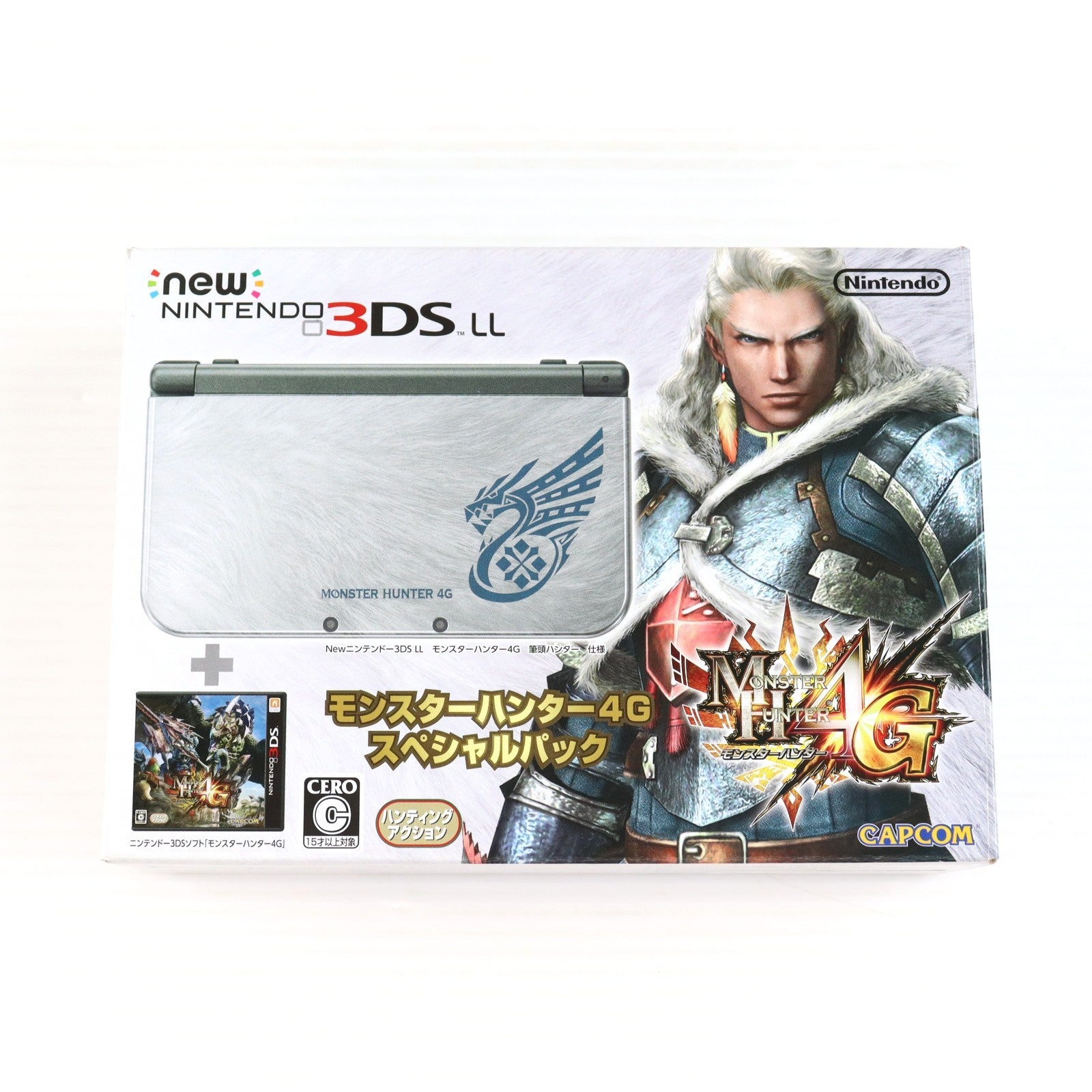 【中古即納】[3DS] (本体) Newニンテンドー3DS LL モンスターハンター4G スペシャルパック 任天堂(RED-S-VBCA)(20141011)