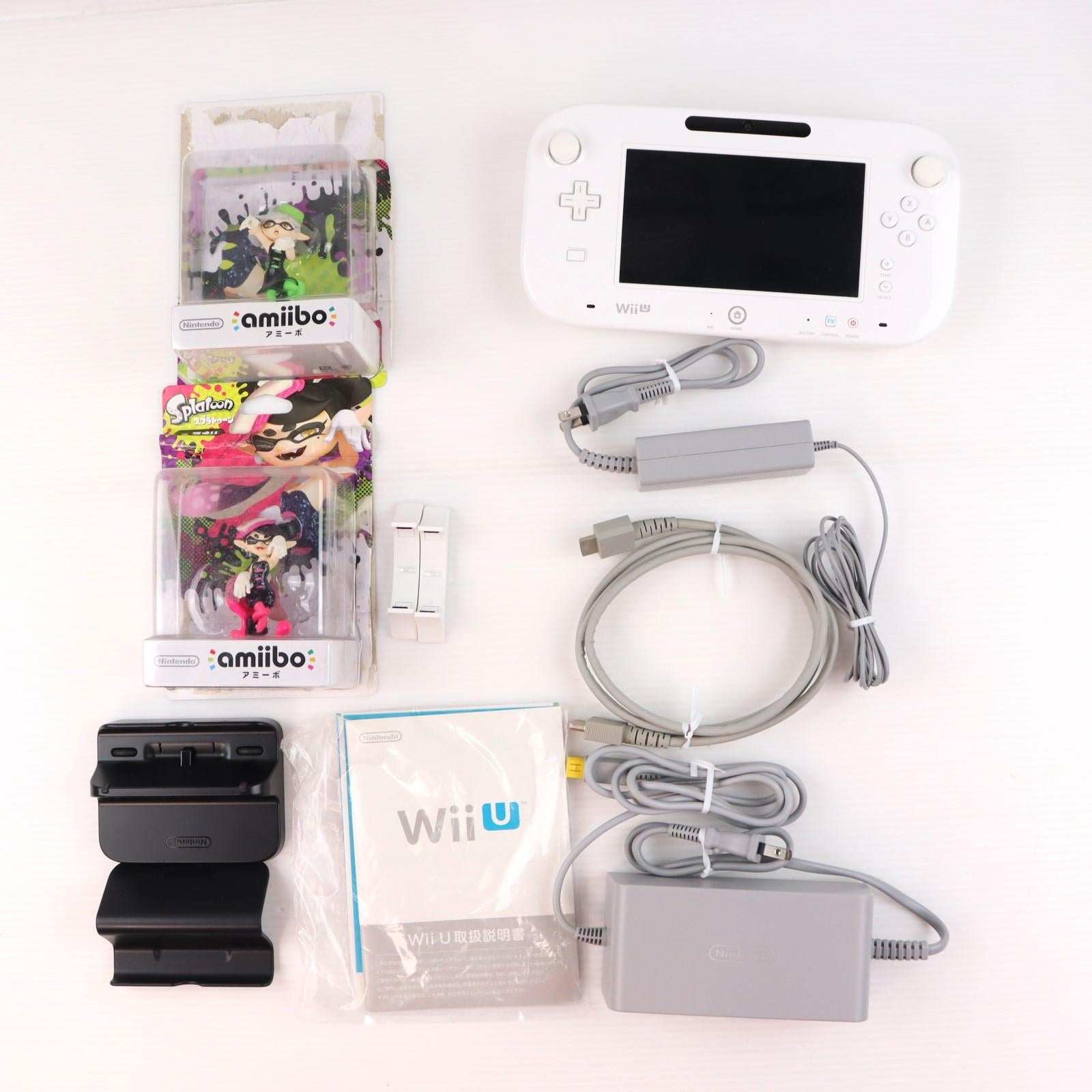 【中古即納】[WiiU] (本体) Wii U スプラトゥーン セット(amiibo アオリ・ホタル付き) 任天堂(WUP-S-WHAT)(20160707)