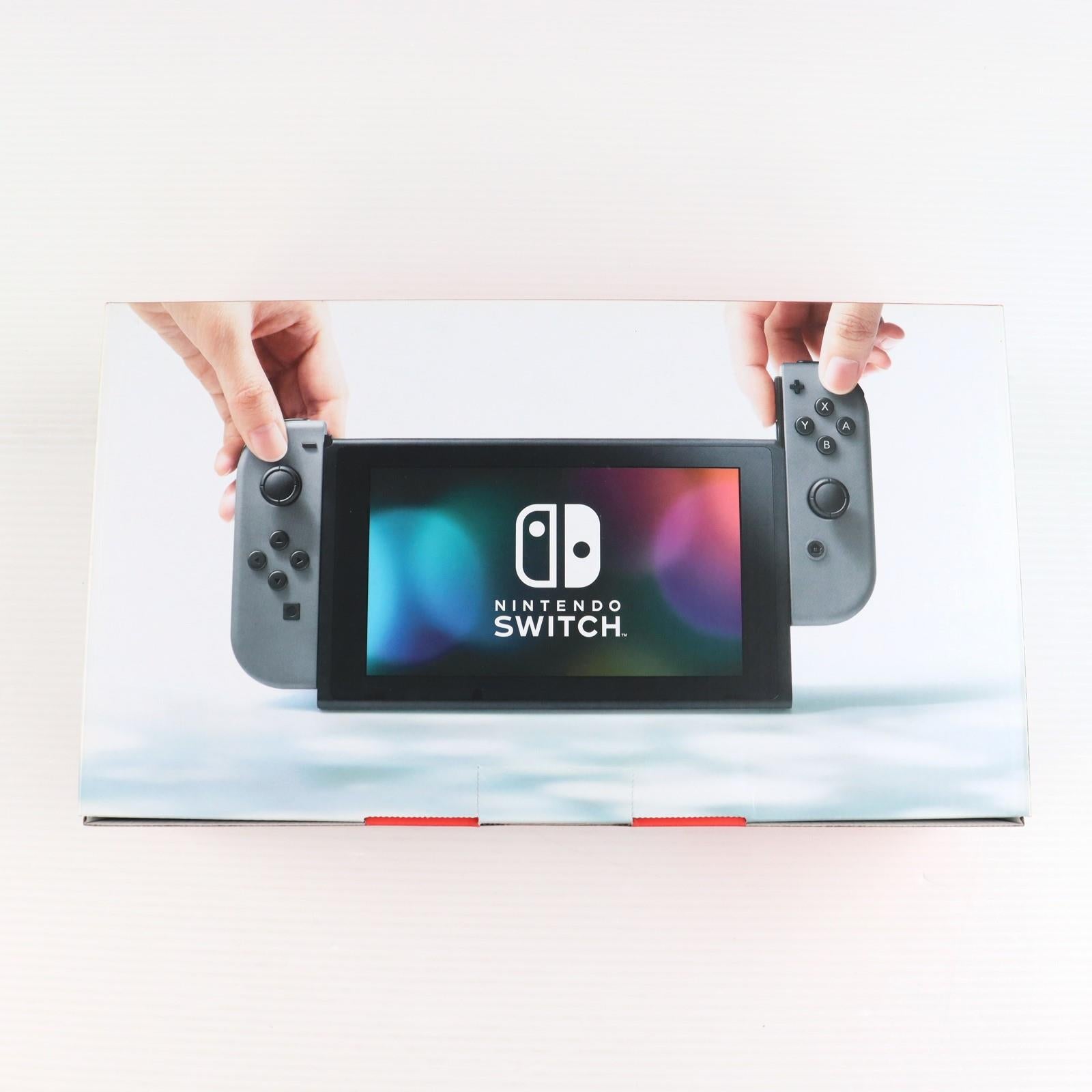 【中古即納】[Switch] (本体) Nintendo Switch(ニンテンドースイッチ) Joy-Con(L)/R グレー 任天堂(HAC-S-KAAAA)(20170303)