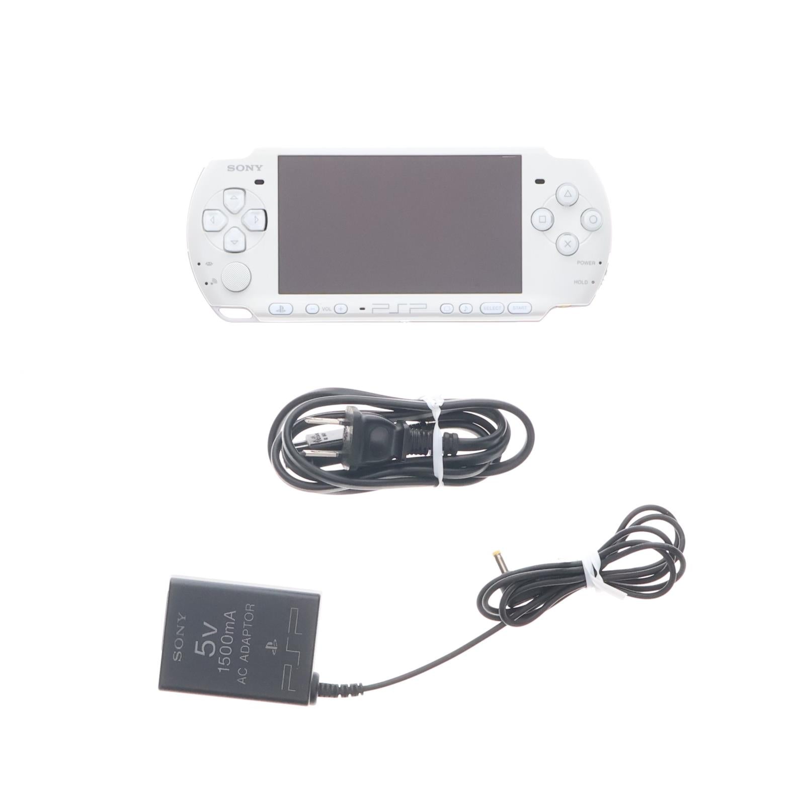 【中古即納】[PSP] (本体) PlayStation Portable(プレイステーション・ポータブル) パール・ホワイト SCE(PSP-3000PW)(20081016)