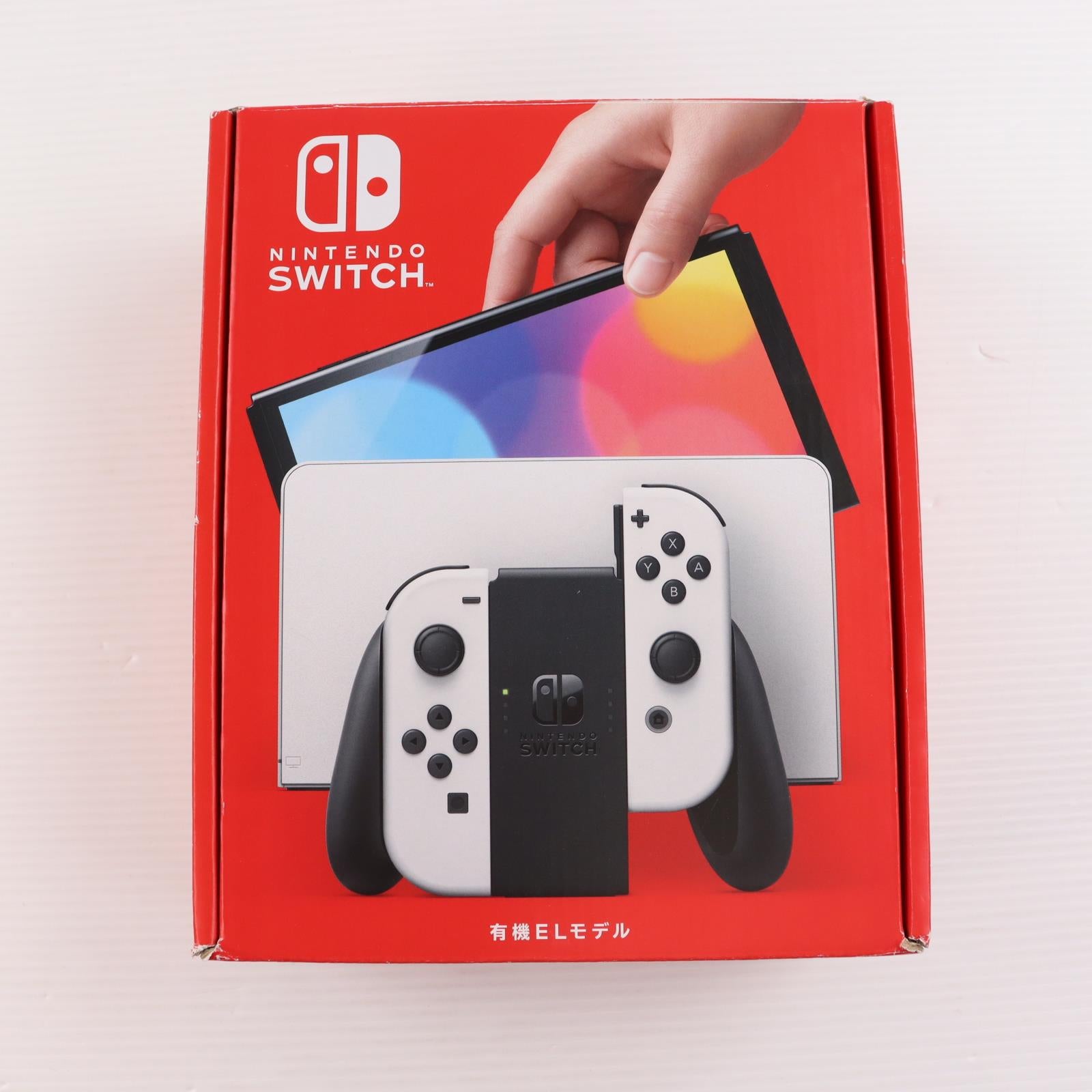 【中古即納】[Switch] (本体) Nintendo Switch(ニンテンドースイッチ) 有機ELモデル Joy-Con(L)/R ホワイト 任天堂(HEG-S-KAAAA)(20211008)