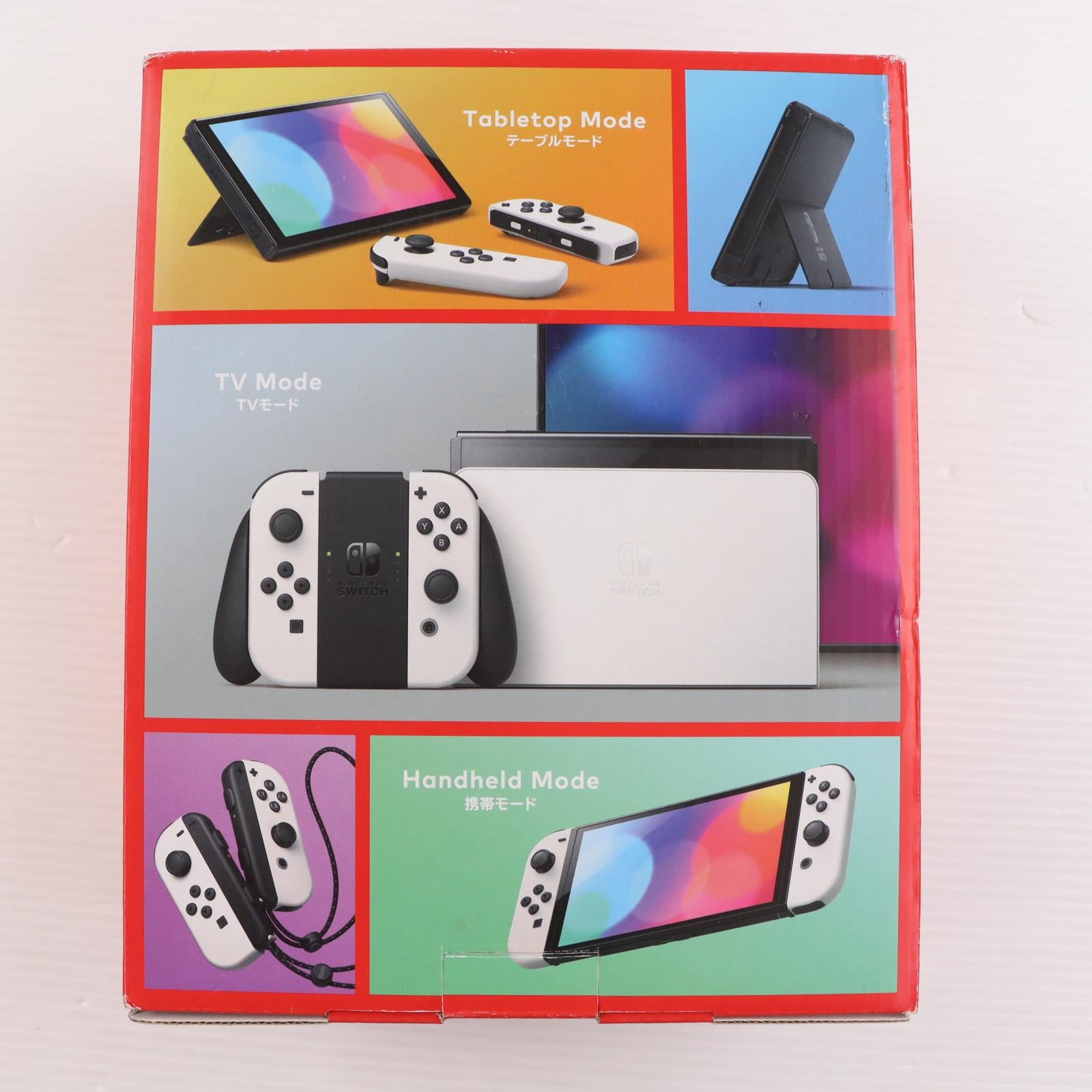 【中古即納】[Switch] (本体) Nintendo Switch(ニンテンドースイッチ) 有機ELモデル Joy-Con(L)/R ホワイト 任天堂(HEG-S-KAAAA)(20211008)