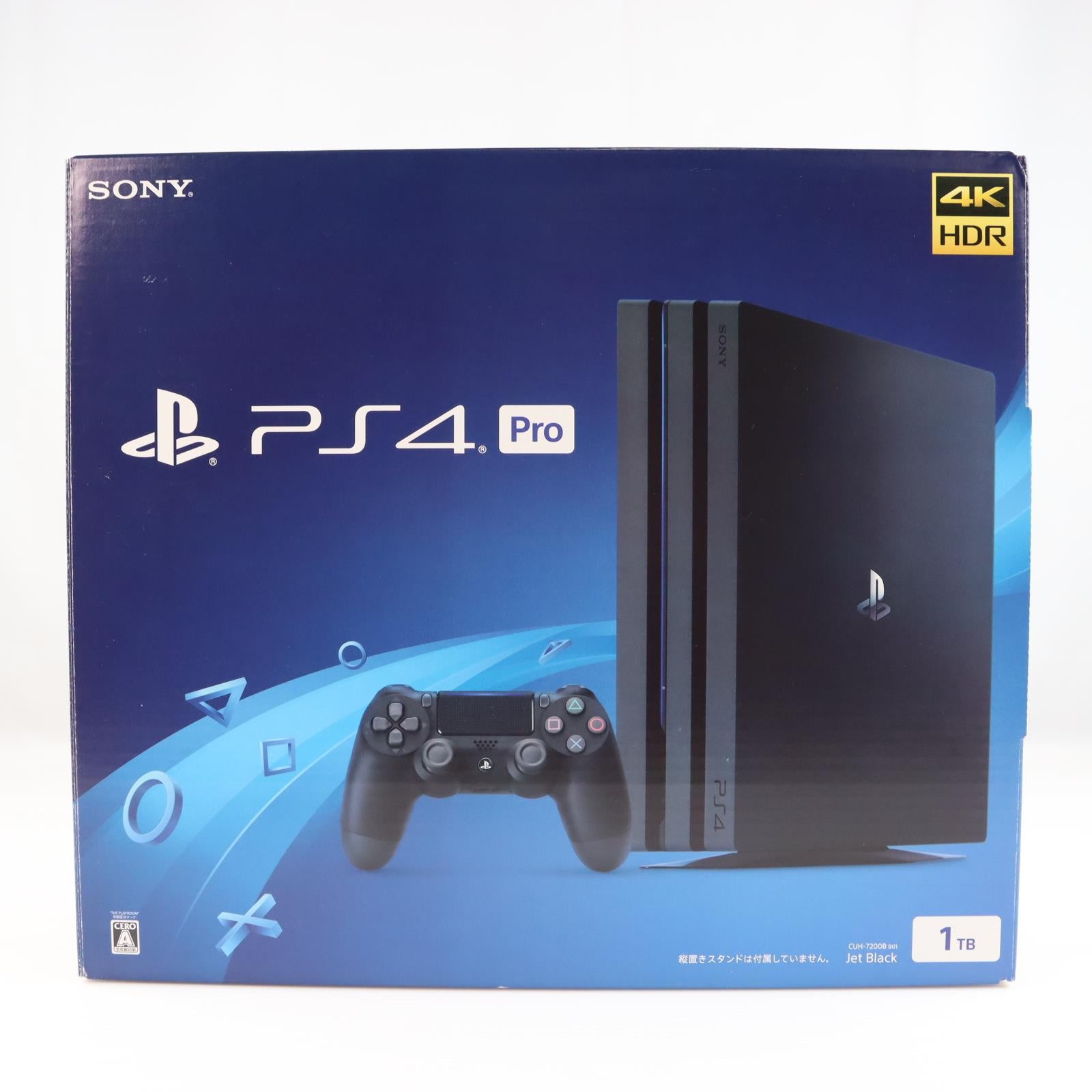 【中古即納】[PS4] (本体) PlayStation 4 Pro(プレイステーション4 プロ) ジェット・ブラック 1TB SIE(CUH-7200BB01)(20180927)