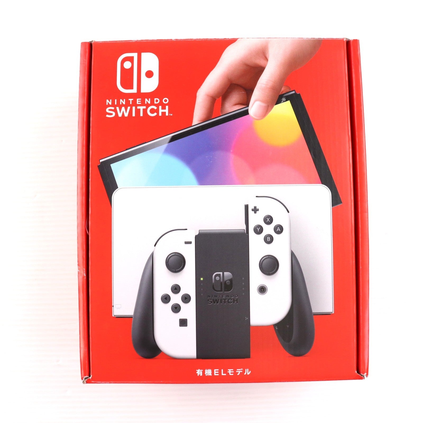 【中古即納】[Switch] (本体) Nintendo Switch(ニンテンドースイッチ) 有機ELモデル Joy-Con(L)/R ホワイト 任天堂(HEG-S-KAAAA)(20211008)